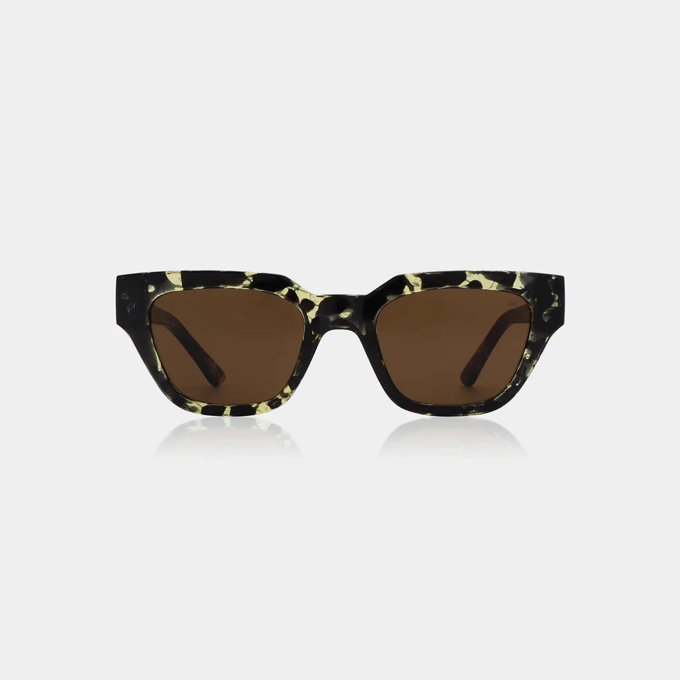 KAWS - Black / Yellow Tortoise Sunglasses by A.Kjaerbede