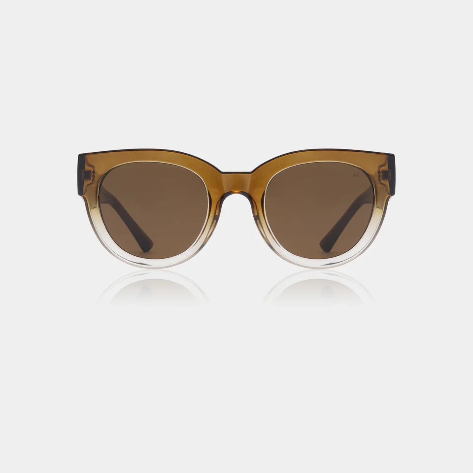 LILLY - Smoked Champagne Sunglasses by A.Kjaerbede