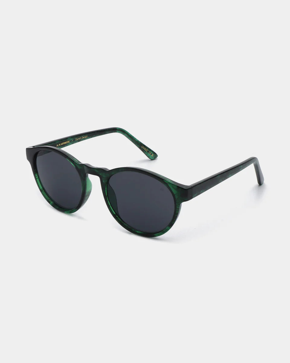 MARVIN- Green Marble Transparent Sunglasses by A.Kjaerbede