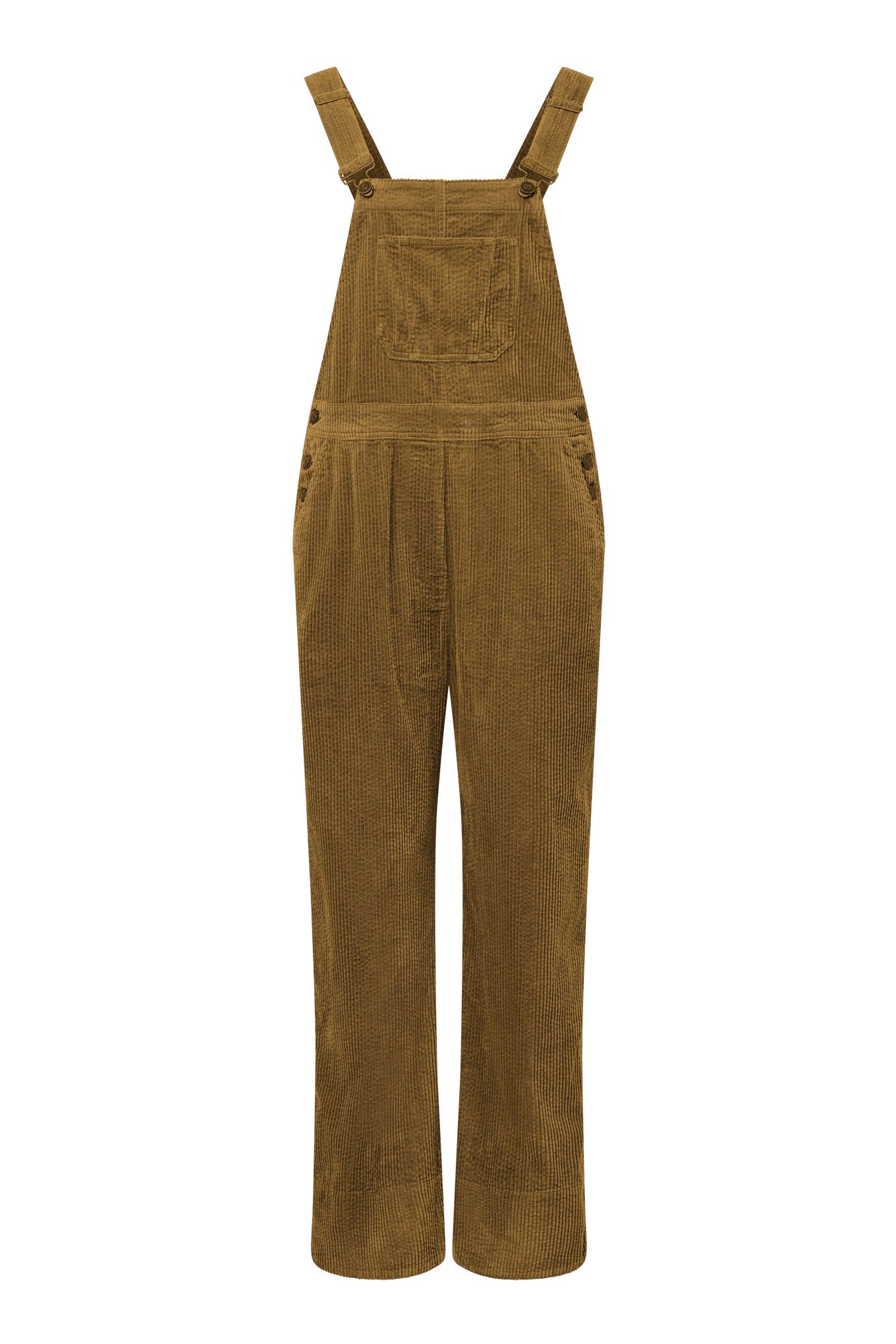 LENI Organic Cotton Cord Dungaree - Olive