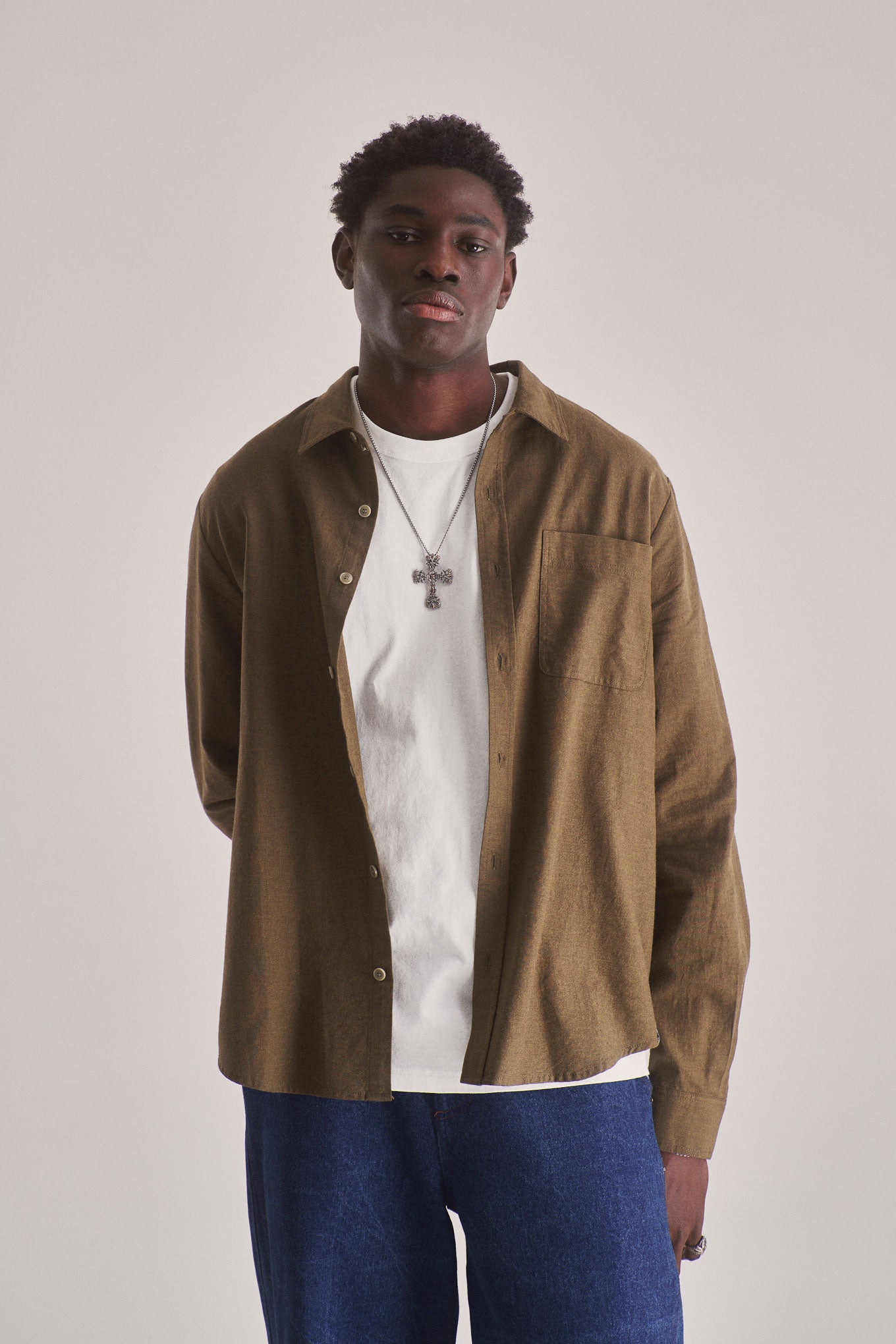 SPECTRE Organic Cotton Shirt - Green