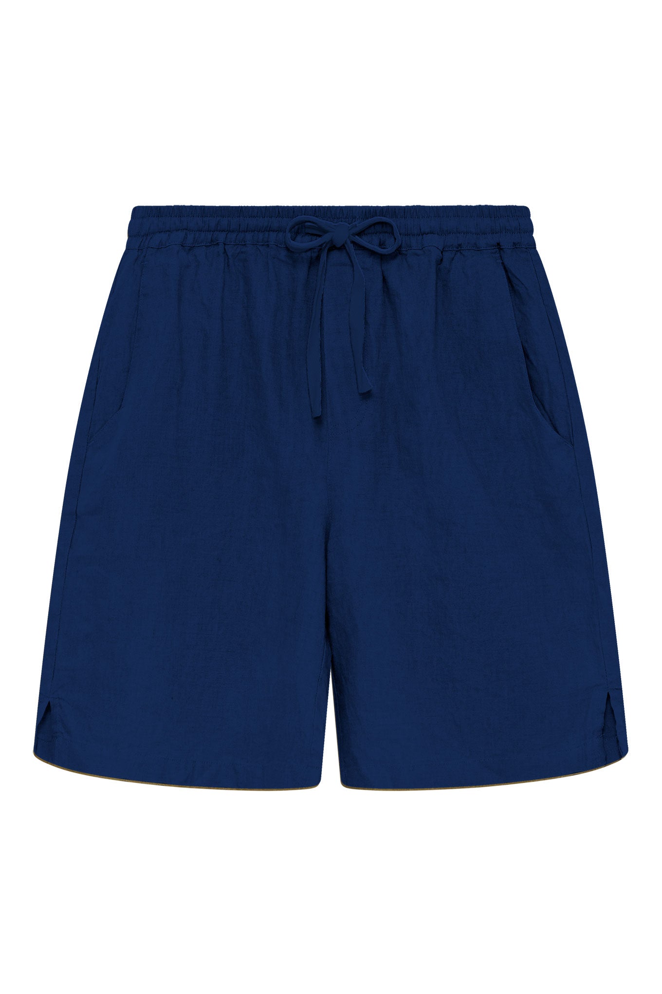 JERRY - Linen Shorts Navy