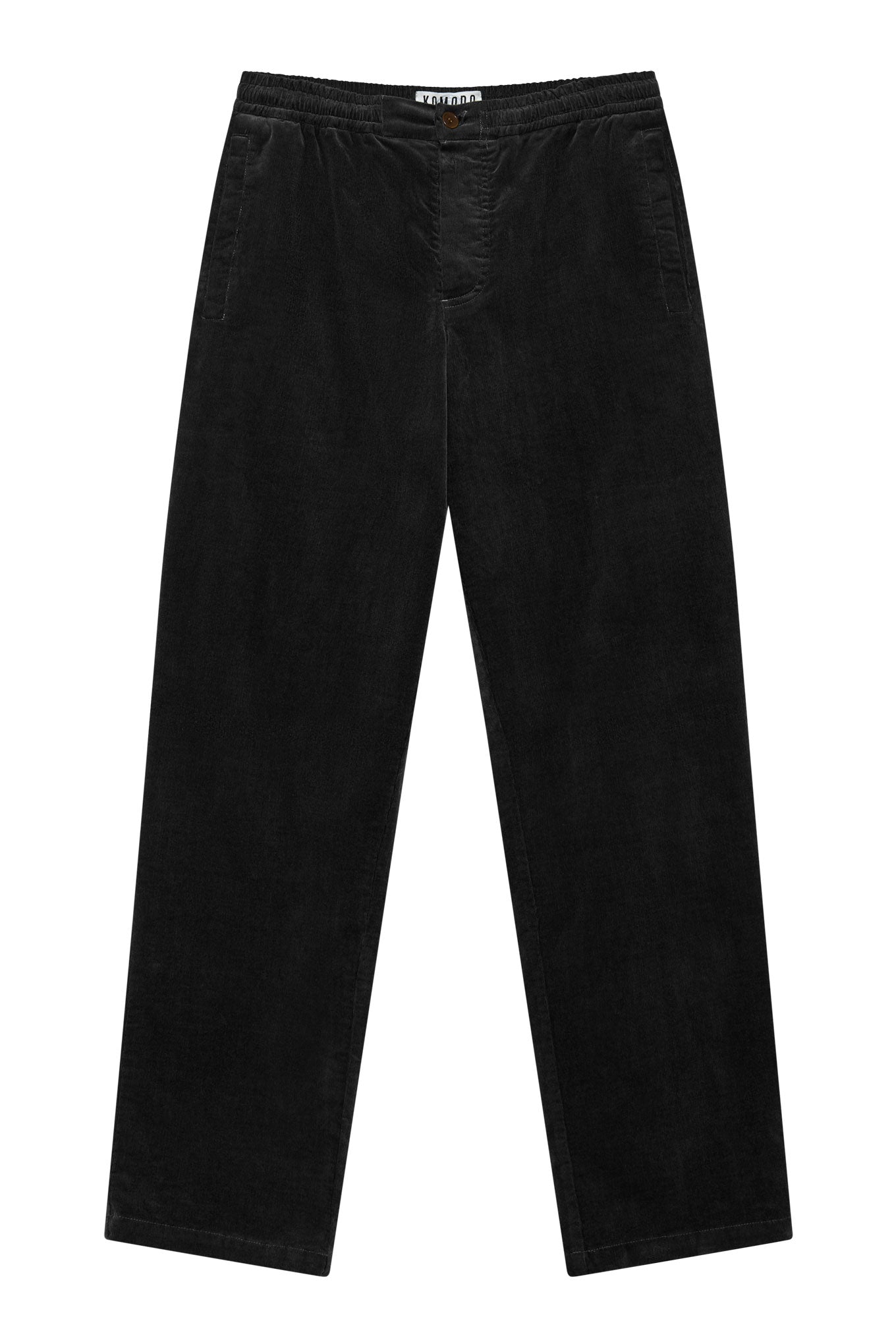 ANDRO - Organic Cotton Cord Trouser Black
