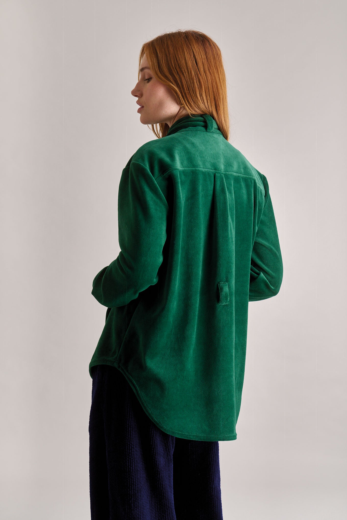 FORD Velvet Top - Green