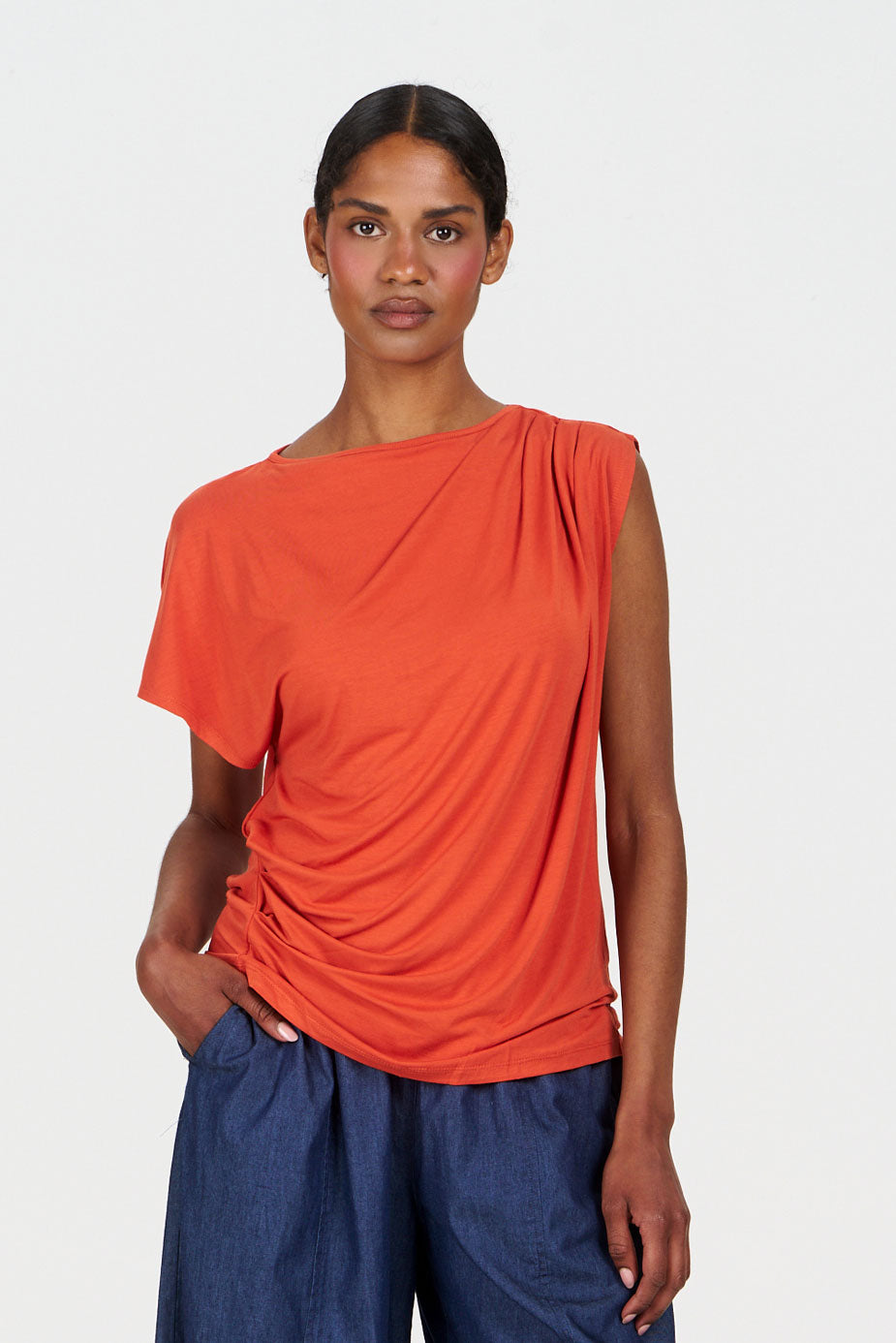 CATE Modal Top - Orange
