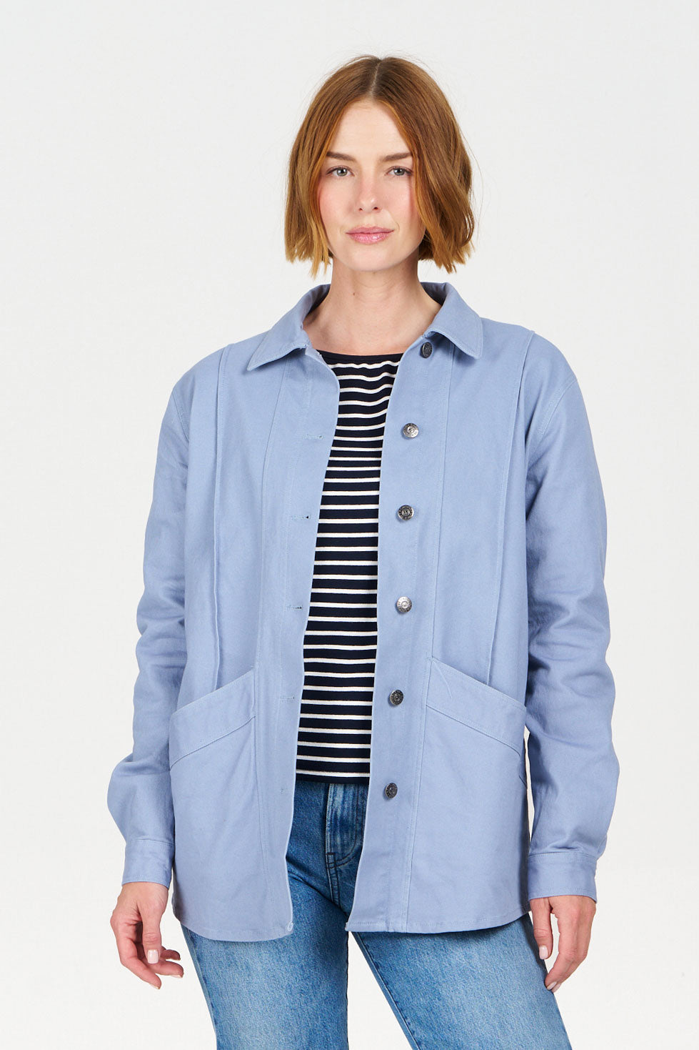 CHORE Organic Cotton Jacket - Blue