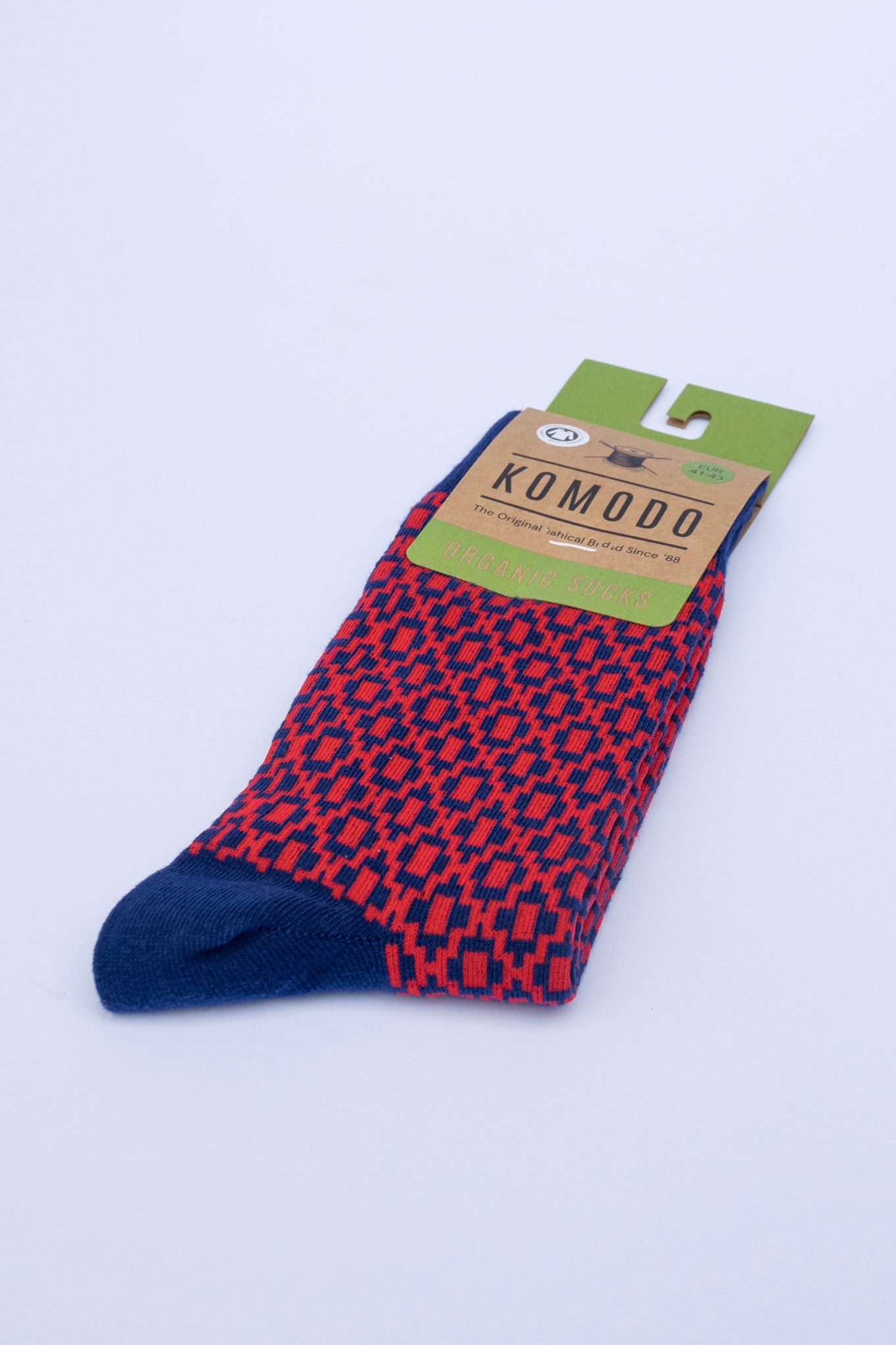 DIAMOND - GOTS Organic Cotton Socks Navy