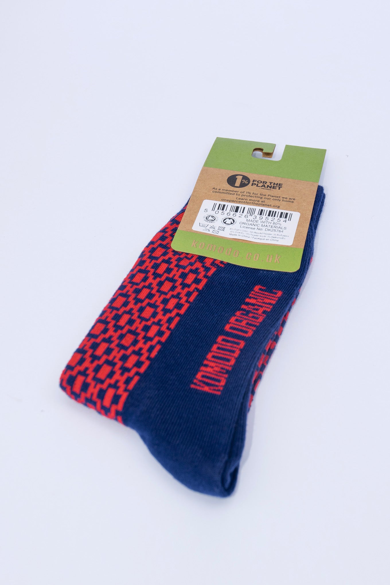 DIAMOND - GOTS Organic Cotton Socks Navy