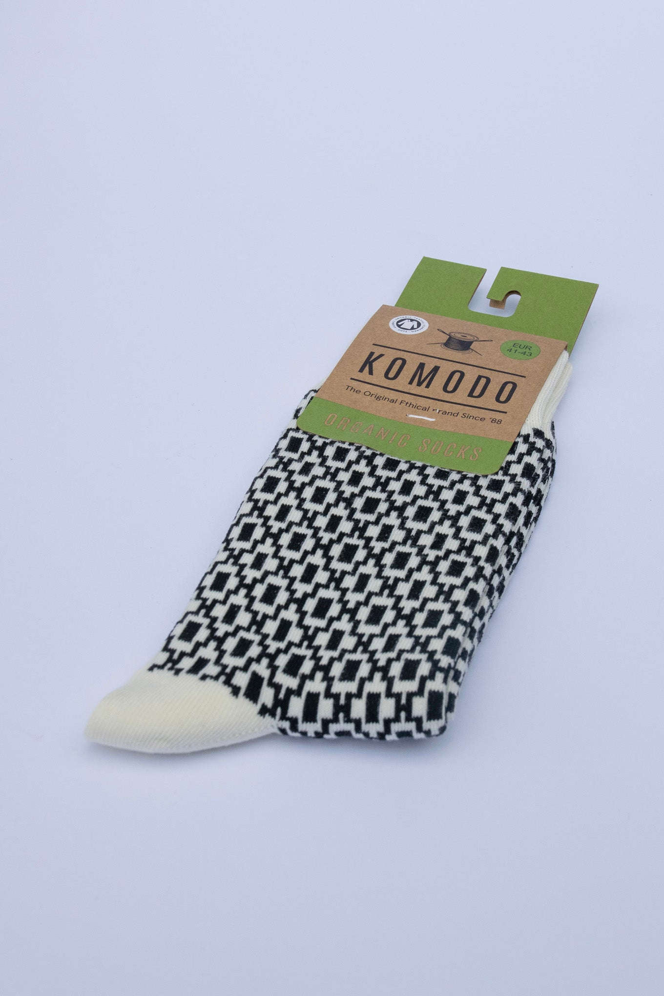 DIAMOND - GOTS Organic Cotton Socks Papyrus