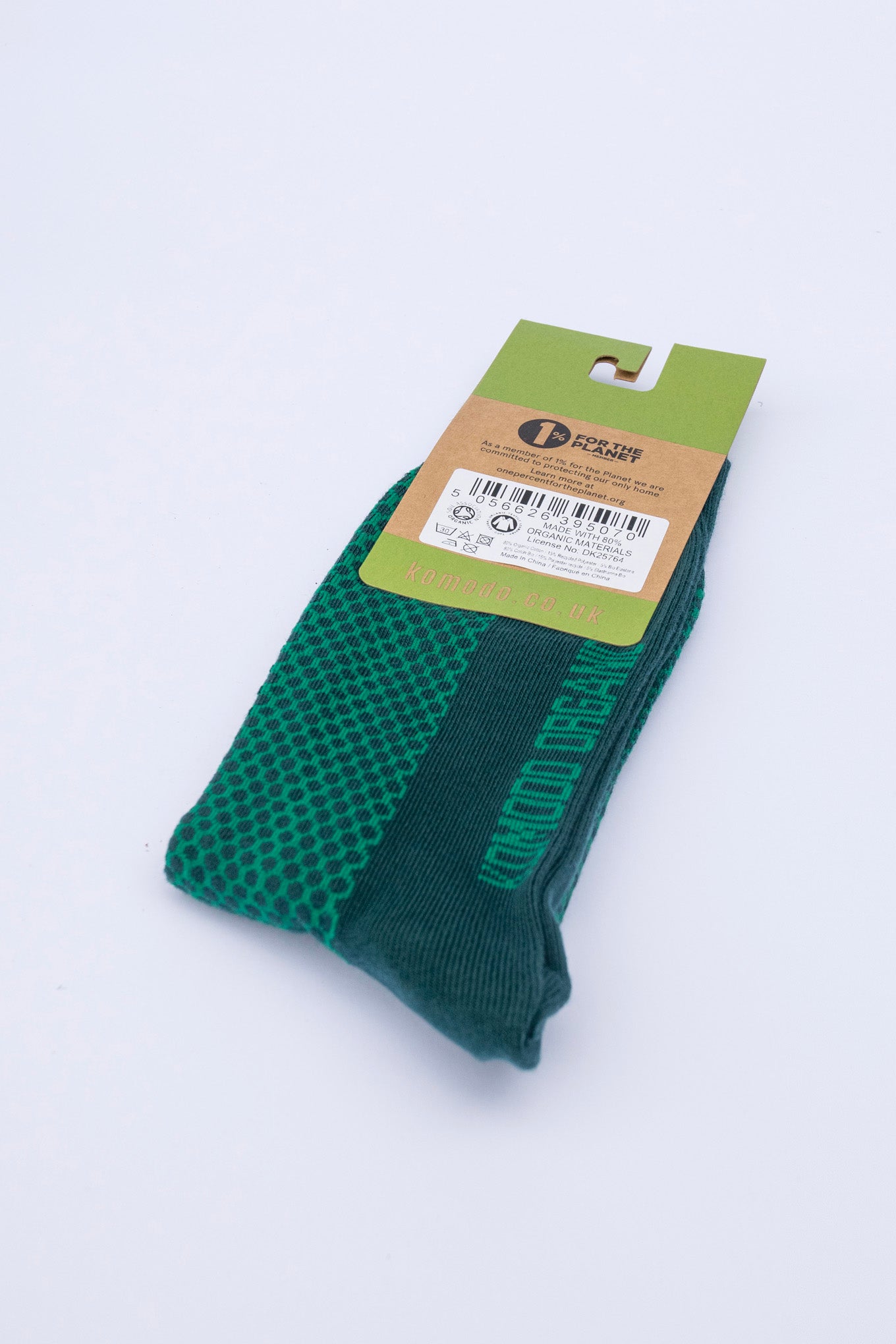 NEW DOT - GOTS Organic Cotton Socks Green