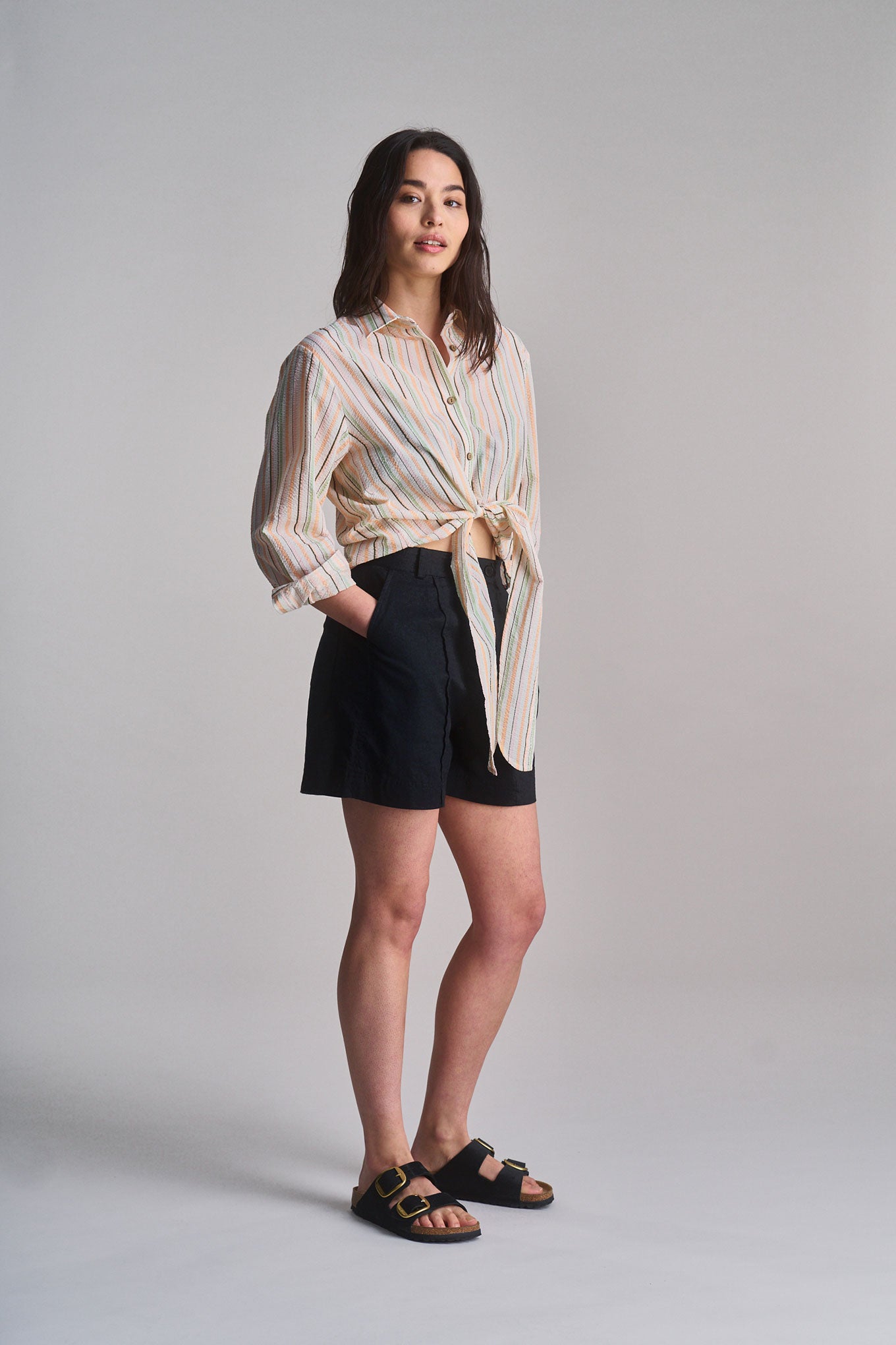 JUNGLE - Organic Cotton Shirt - Candy Stripe