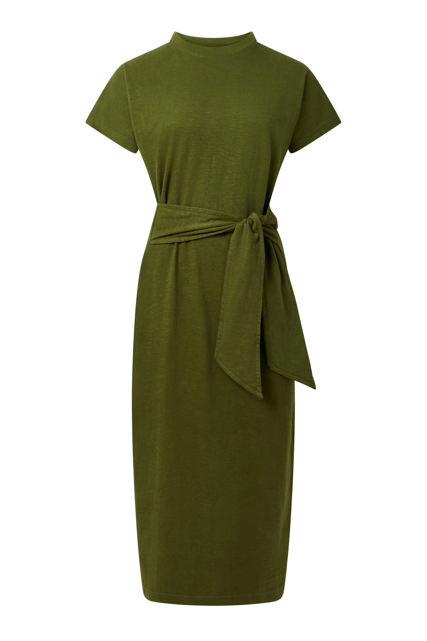 FONDA - Organic Cotton Dress - Green