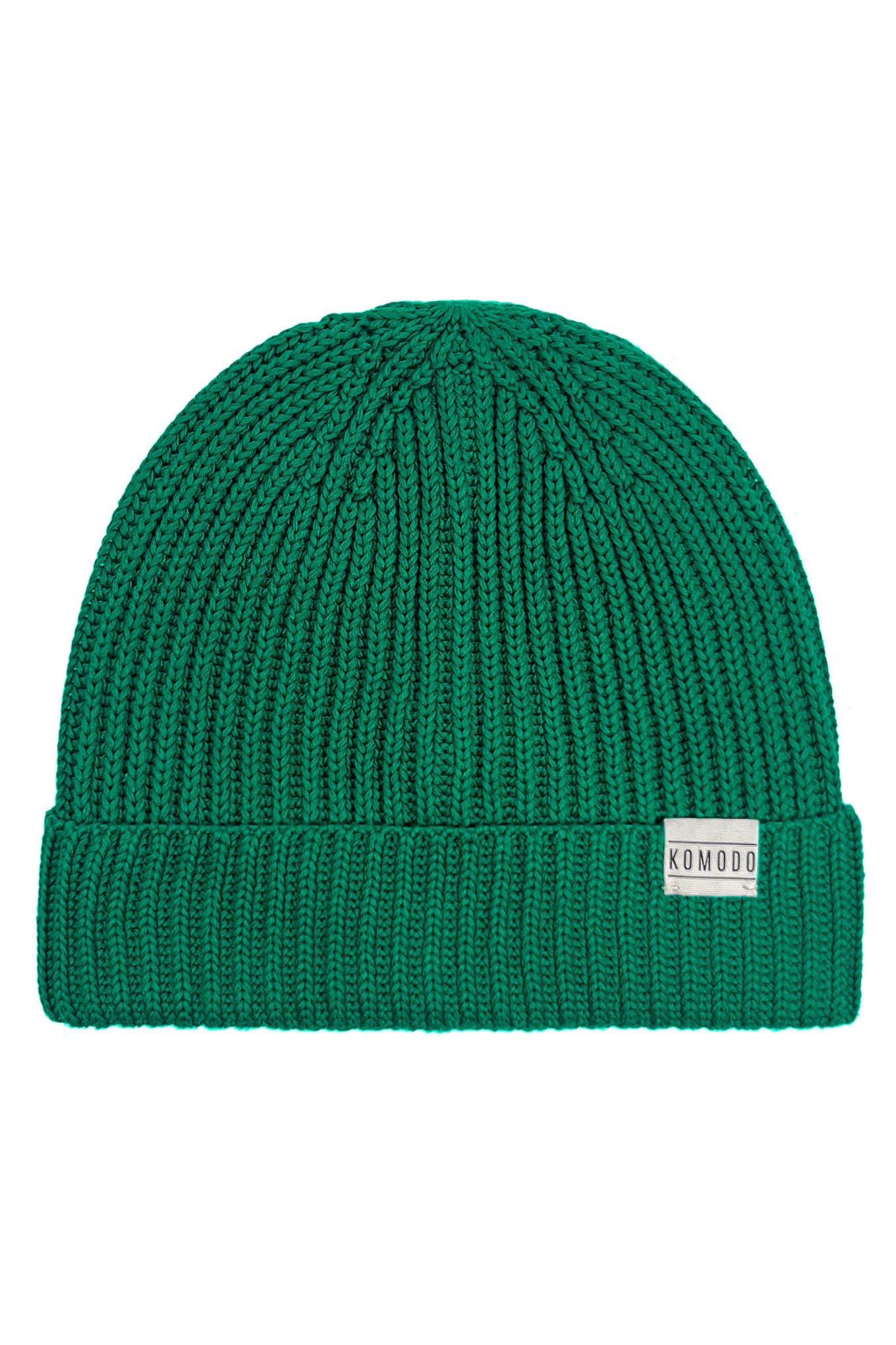 TOWN - GOTS Organic Cotton Beenie Hat Bright Green