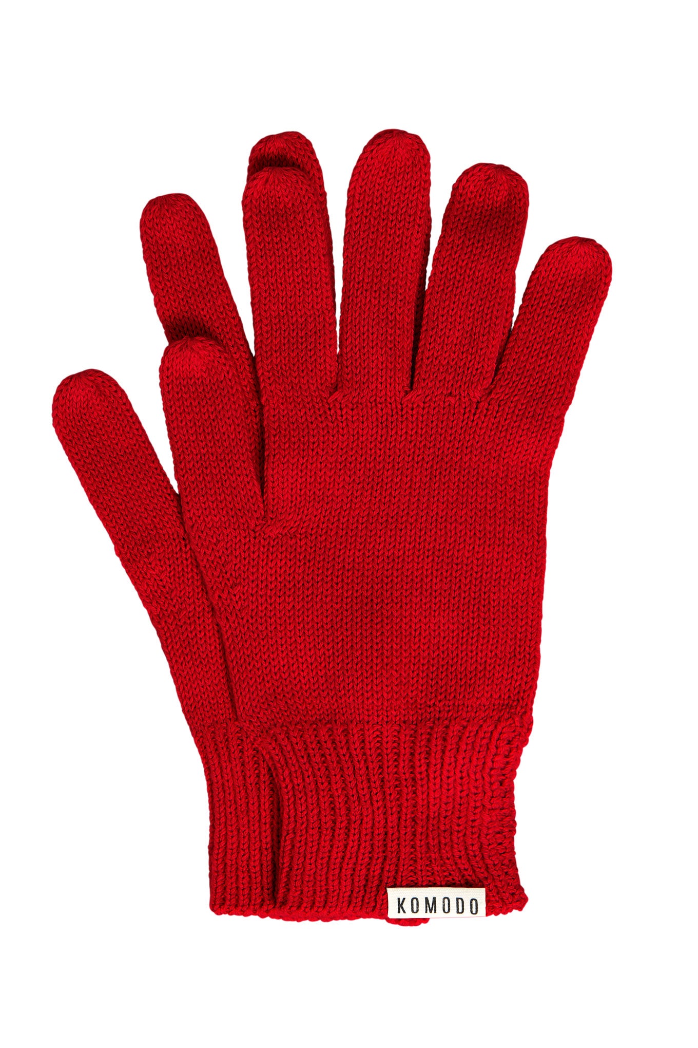 CITY - GOTS Organic Cotton Gloves - Bright Red