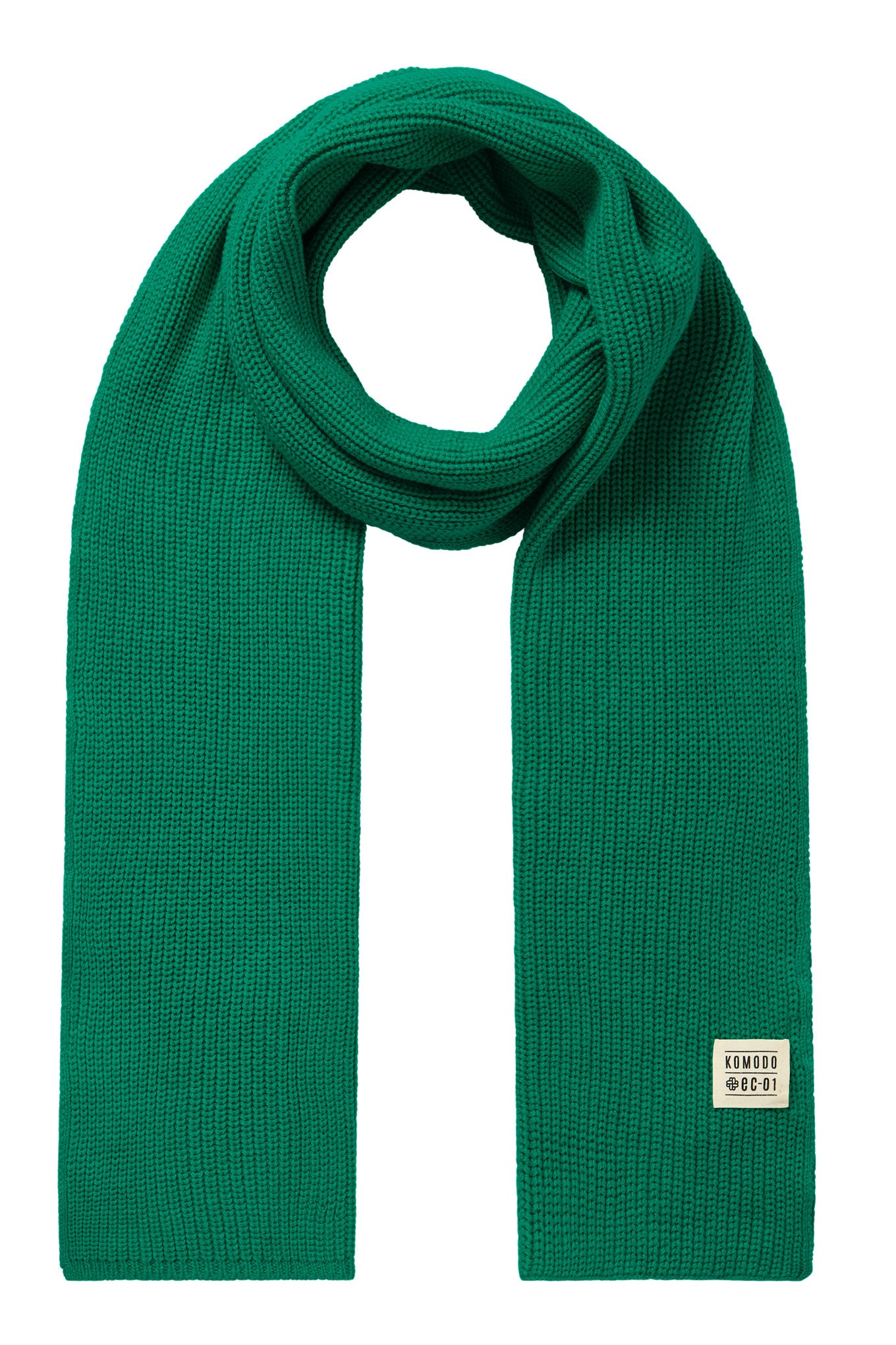 LONDON - GOTS Organic Cotton Scarf Bright Green