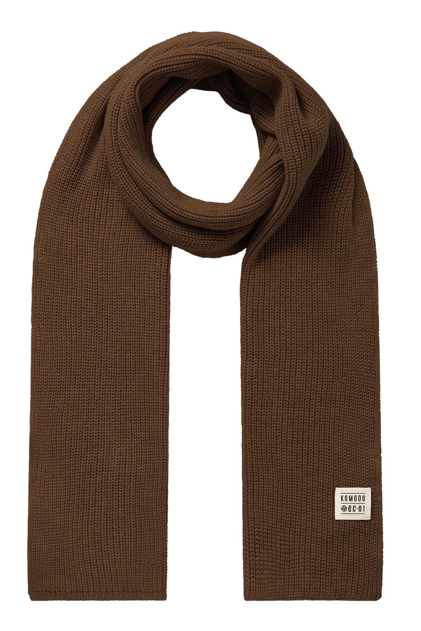 LONDON - GOTS Organic Cotton Scarf Hazelnut