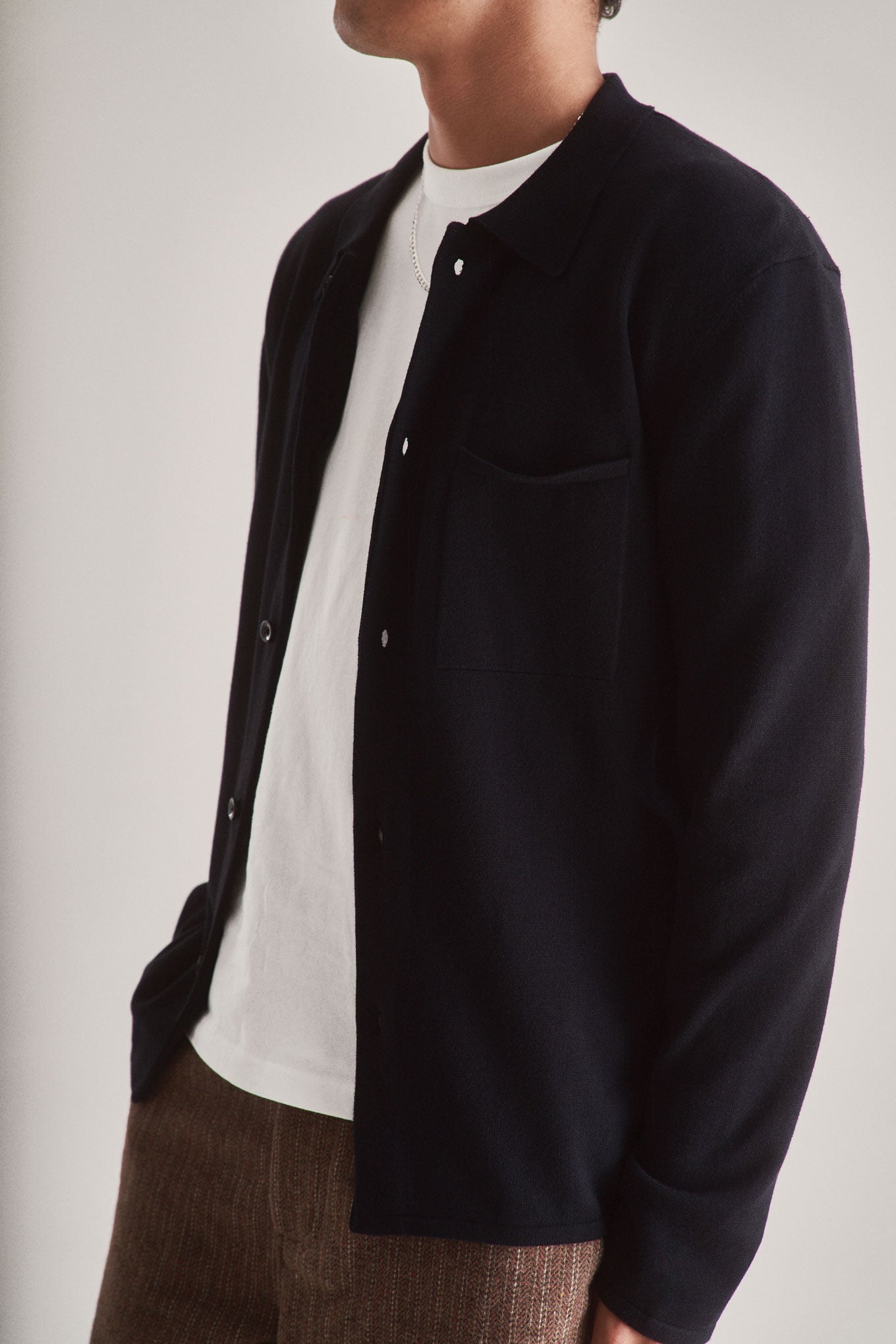 HARDY Organic Cotton Cardigan - Black