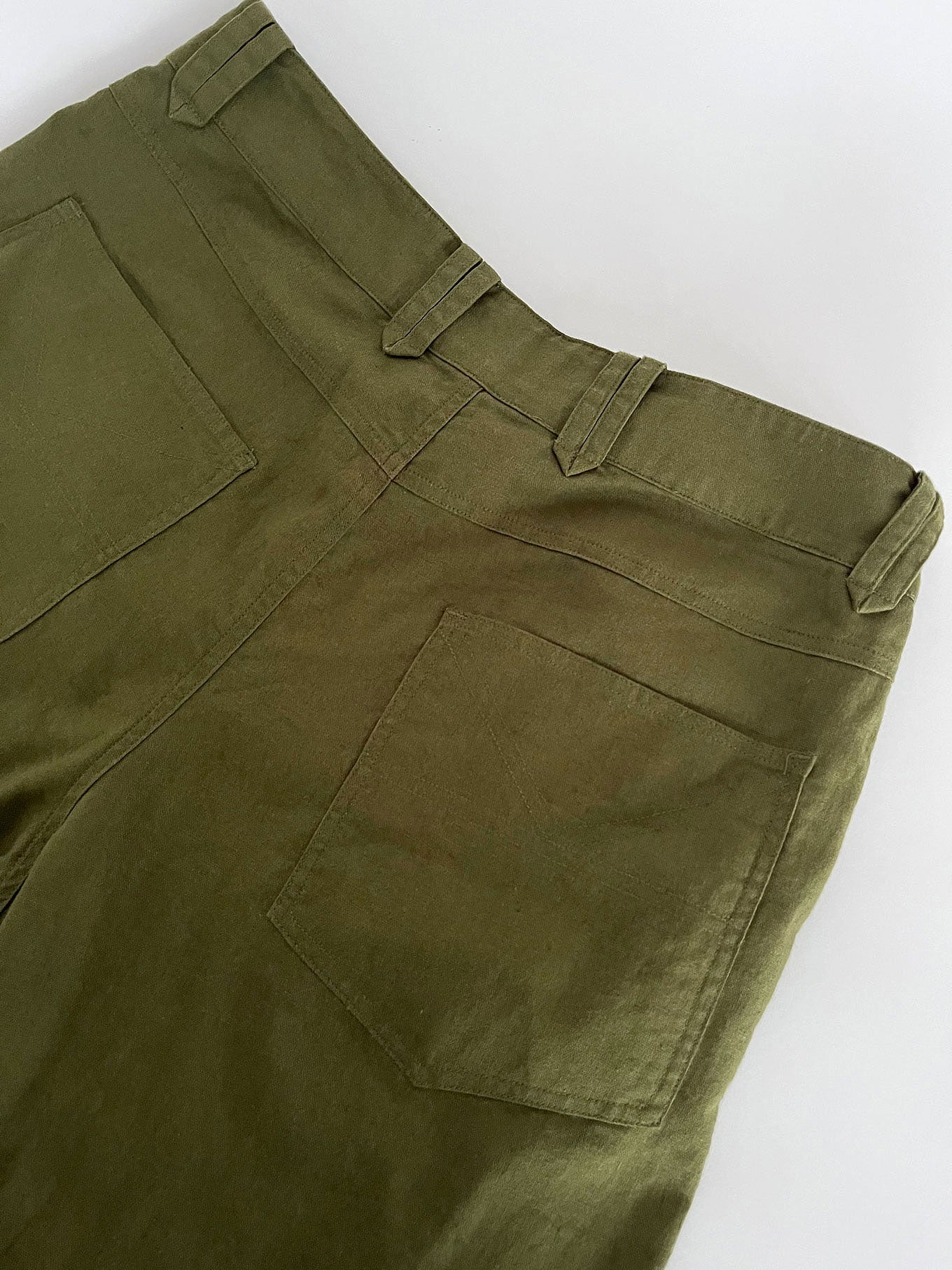 MAKULU - Organic Linen Cotton Trouser - Khaki