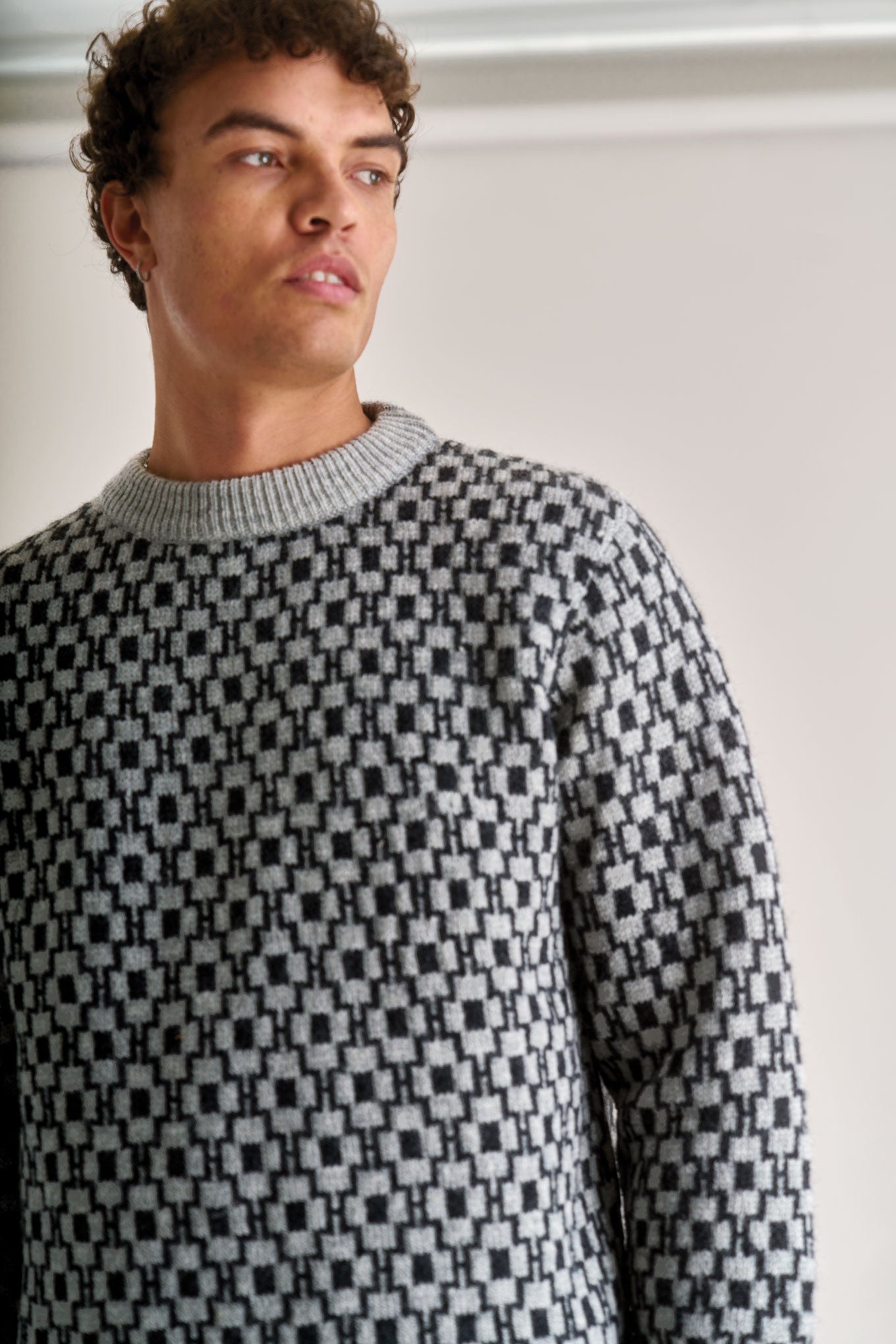 CHAI Lambs Wool Jumper - Charcoal