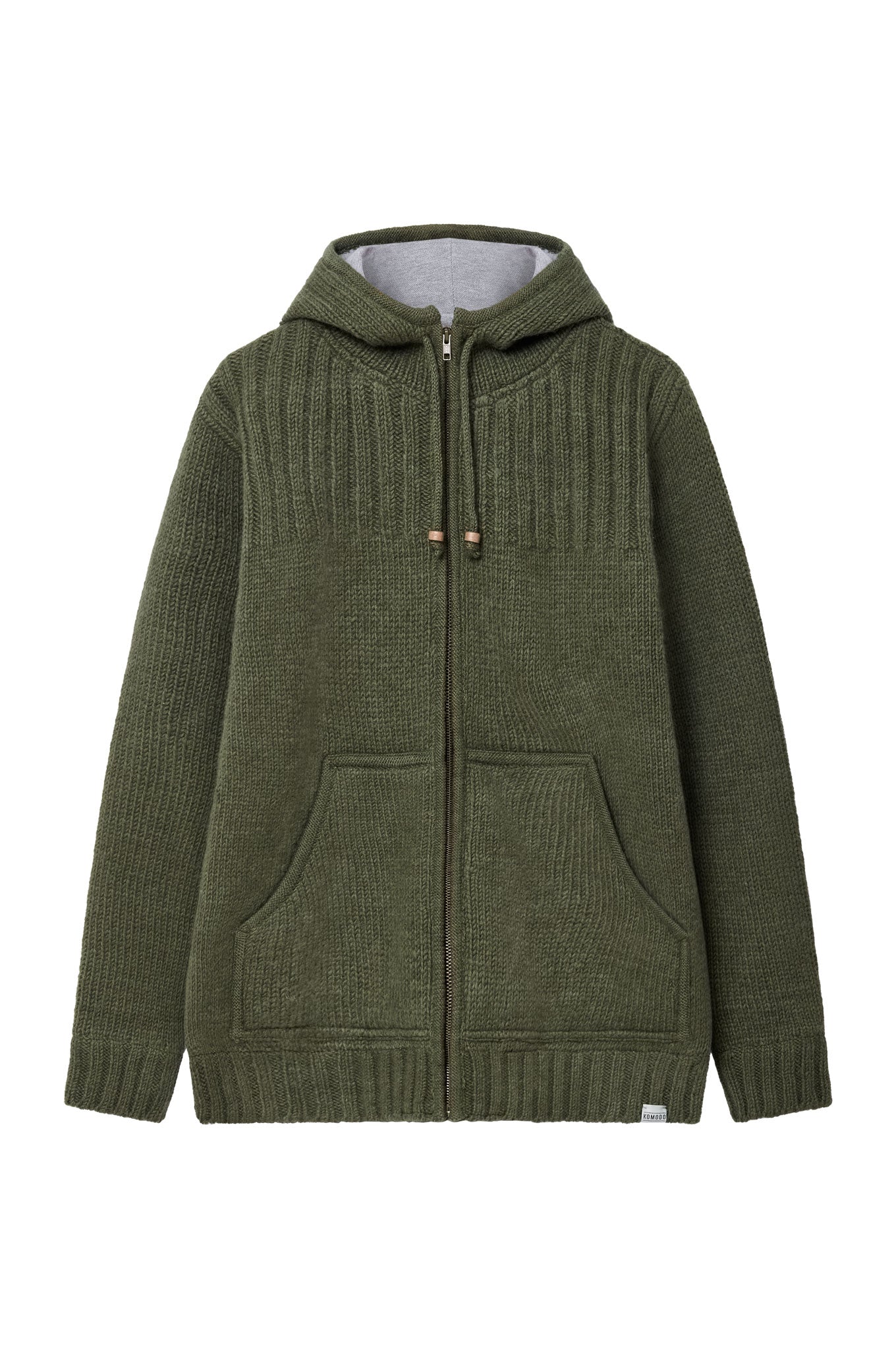EMU Hooded Wool Jacket - Khaki