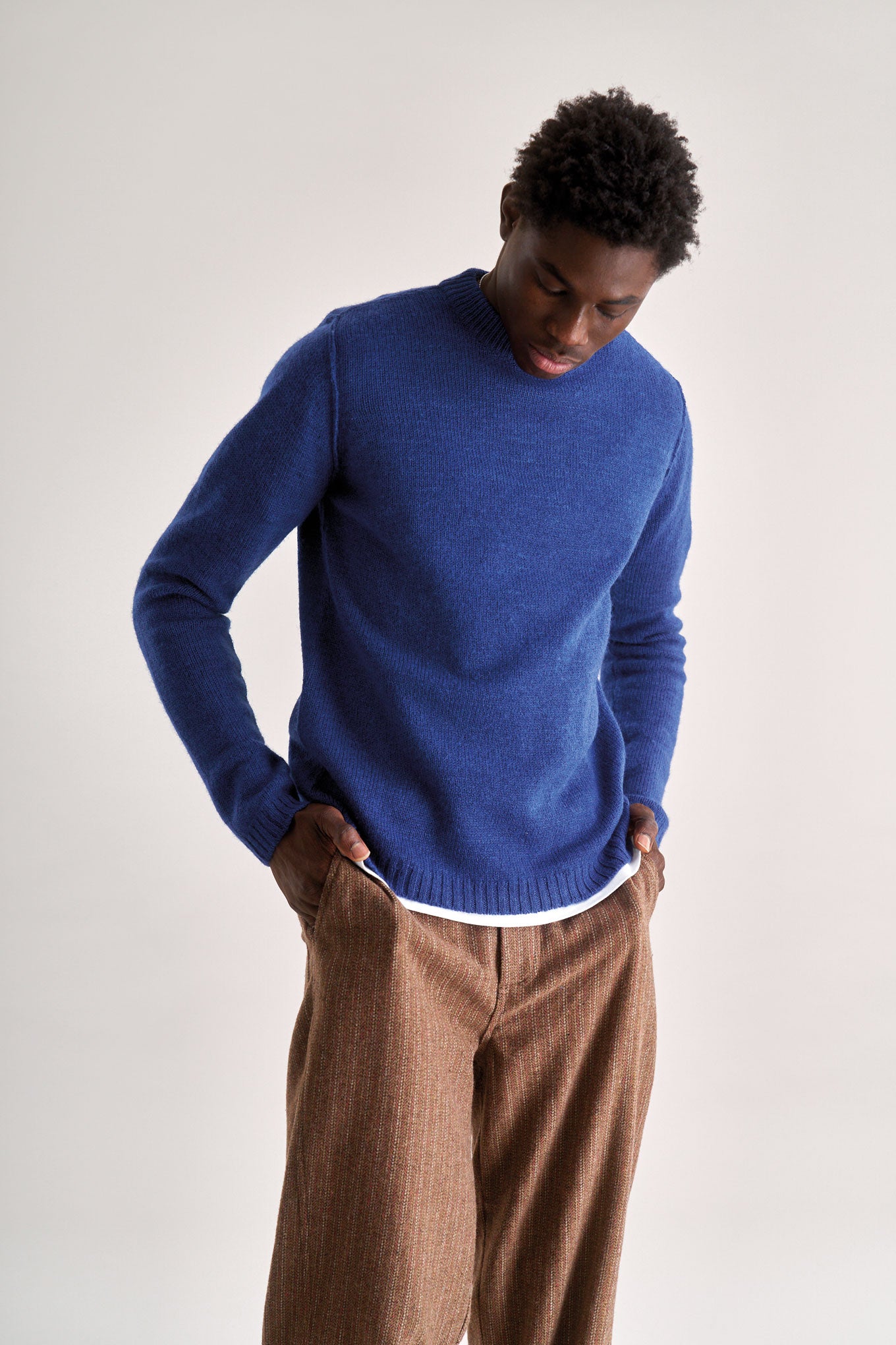 BOBBIE Merino Wool Jumper - Navy
