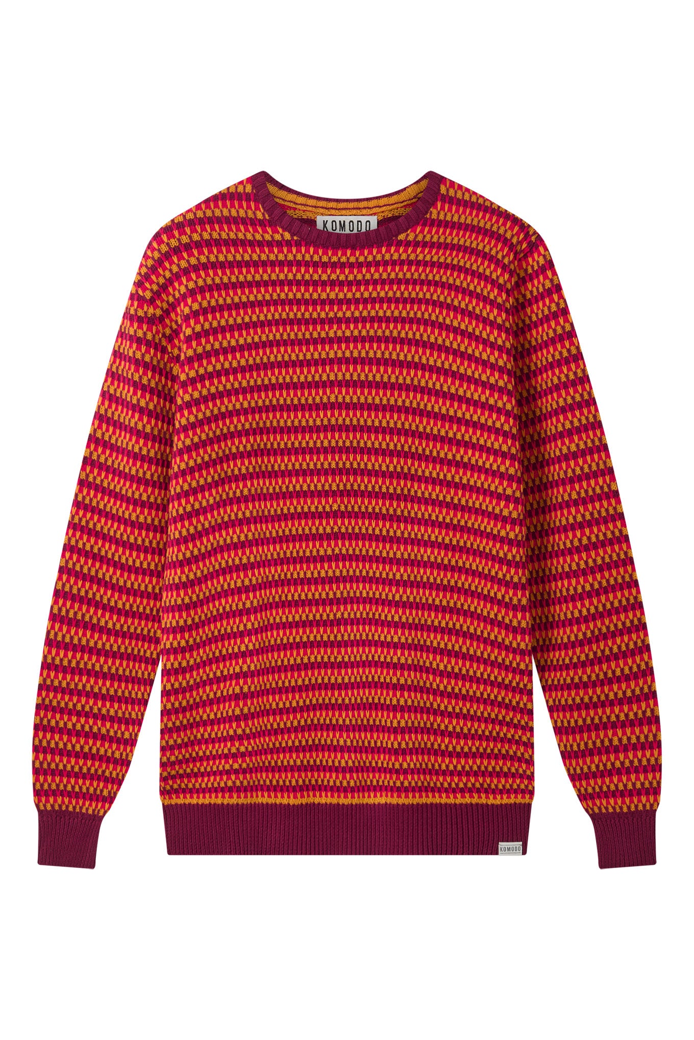 KAI - Organic Cotton Jumper Wine Red