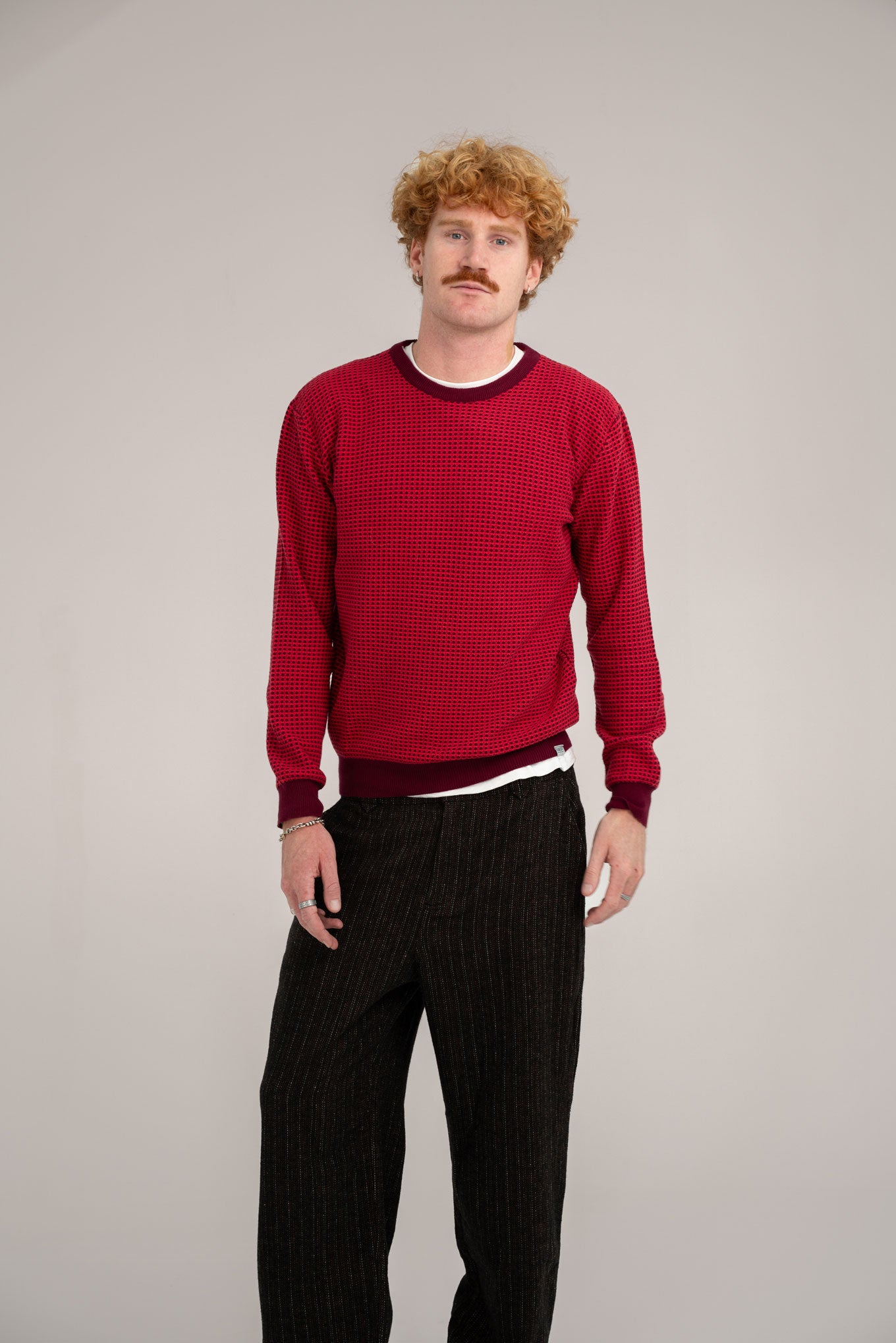 HASAN - Organic Cotton Jumper Wine