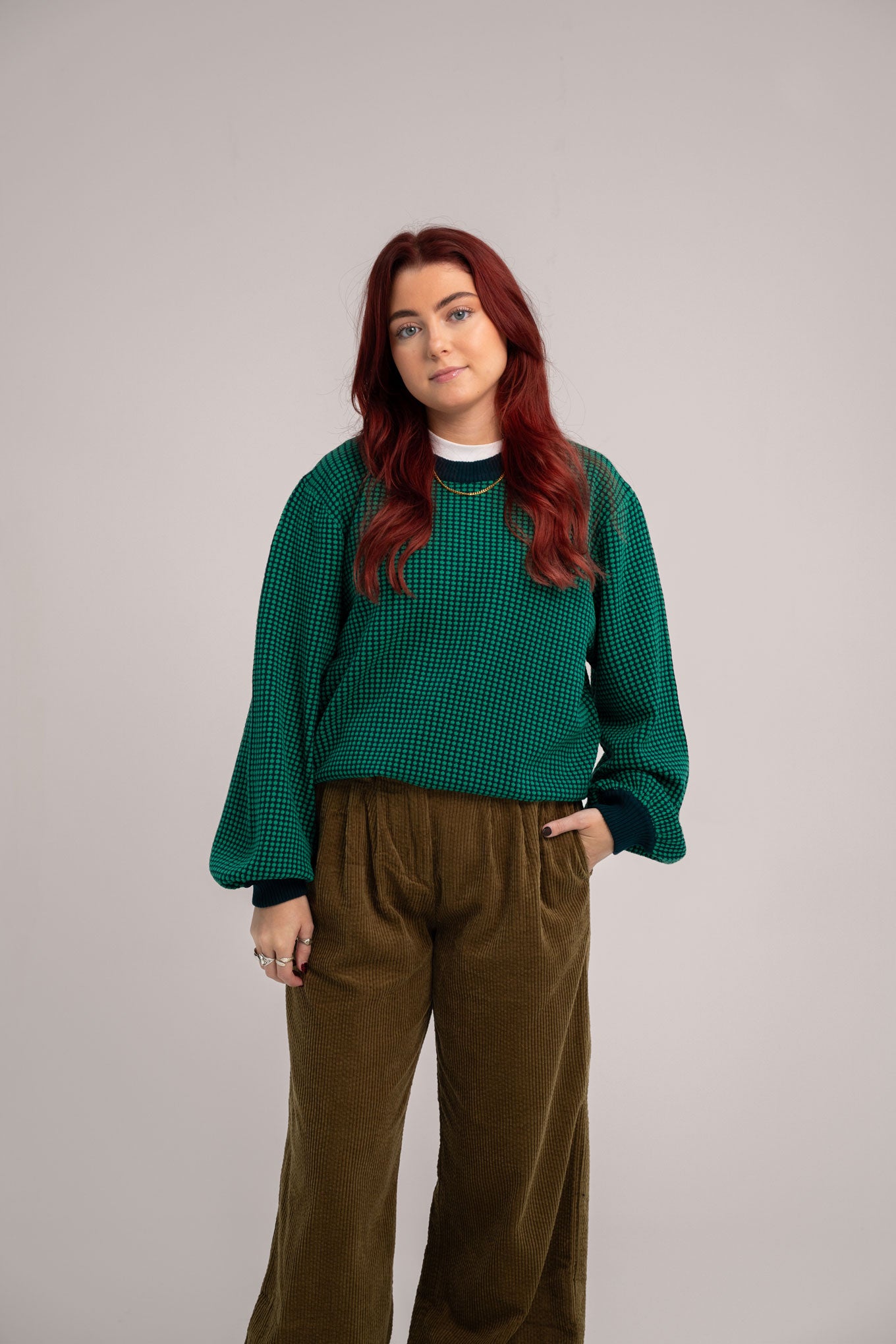 HOPE - Organic Cotton Jumper Teal