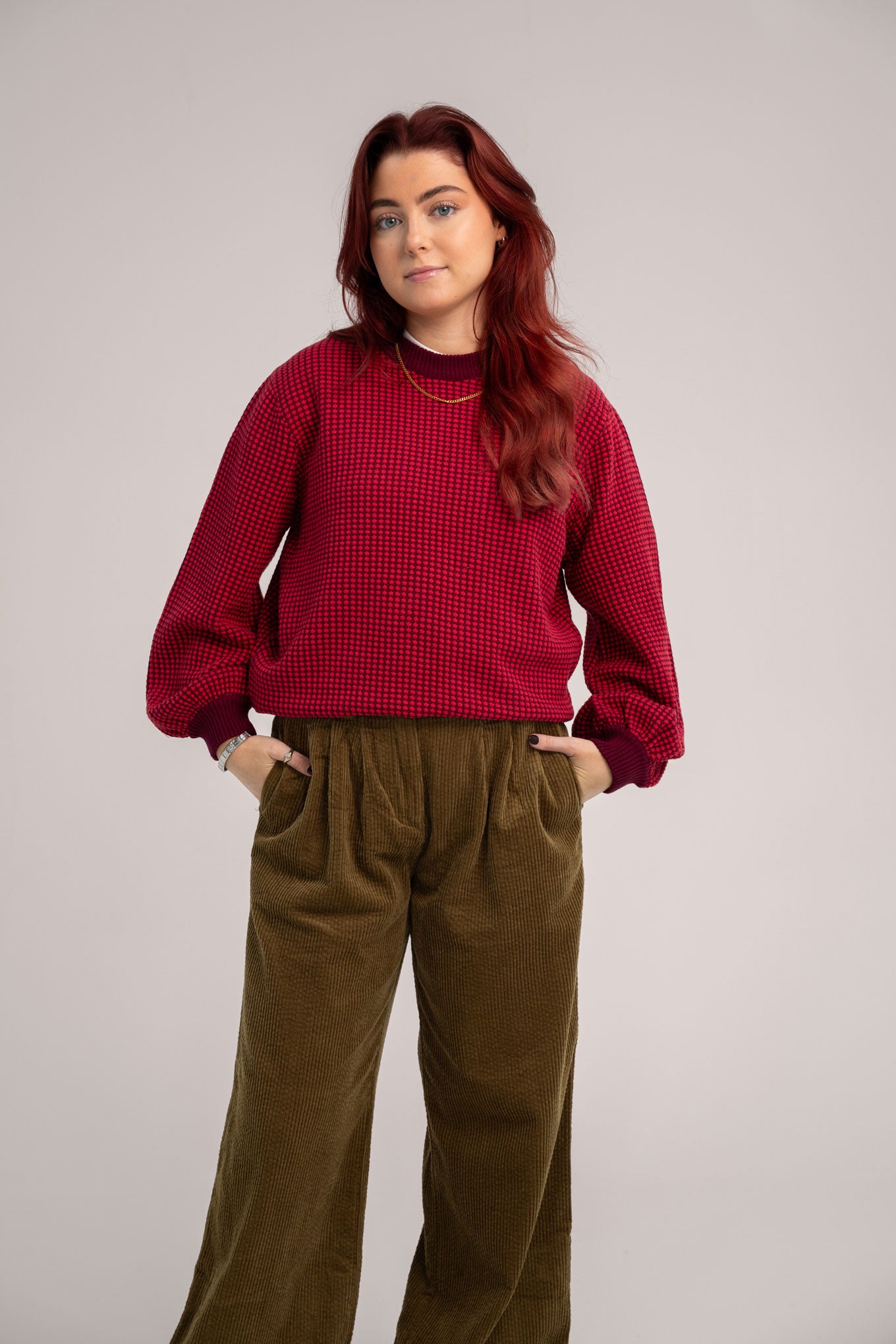 HOPE - Organic Cotton Jumper Wine