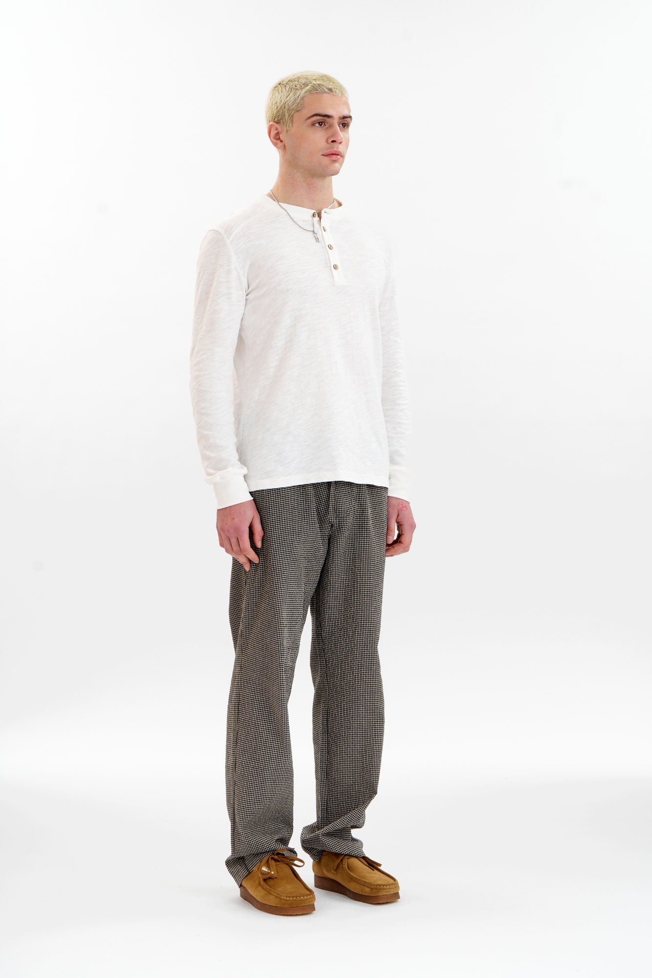 JOSHUA Organic Cotton Trouser - Check