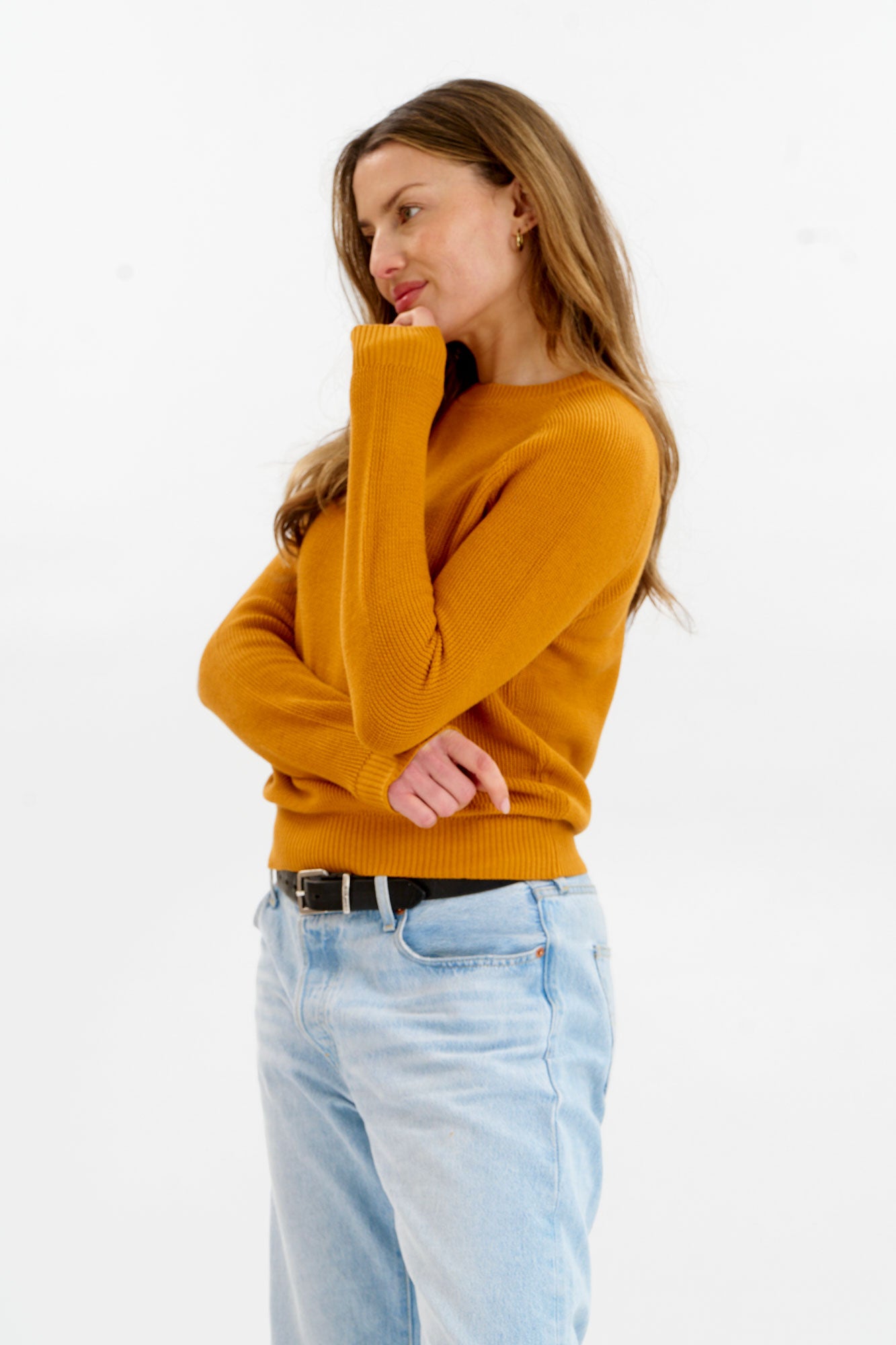 FOG Organic Cotton Jumper - Mustard