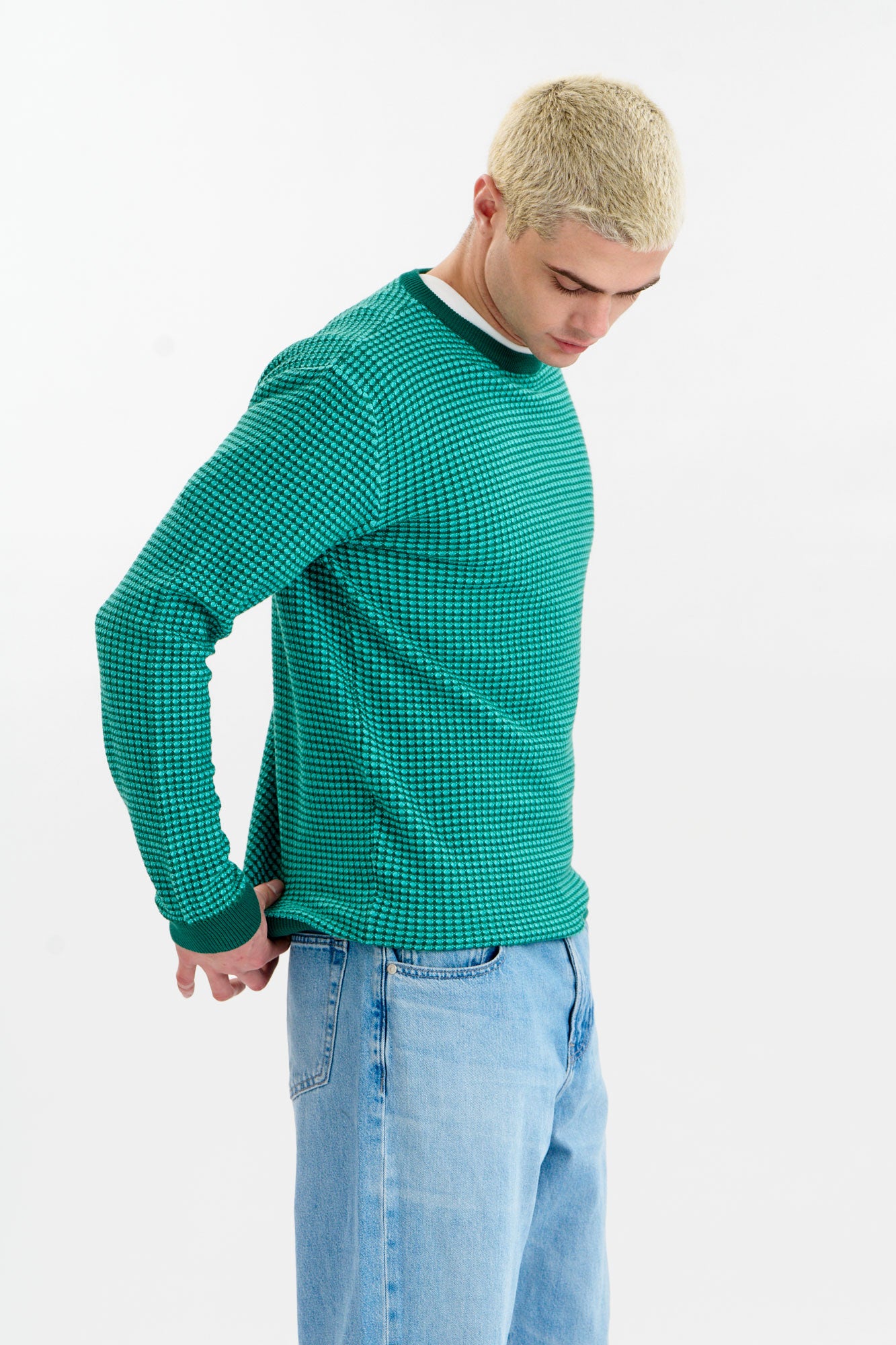 HASAN Organic Cotton Jumper - Green