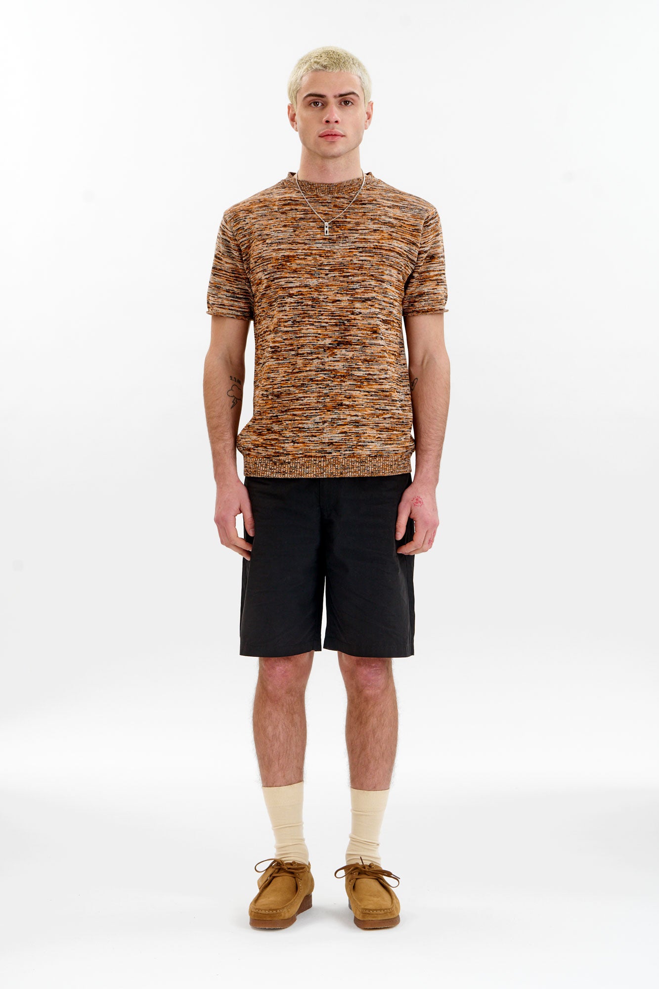 KAI Organic Cotton Knit Tee - Black