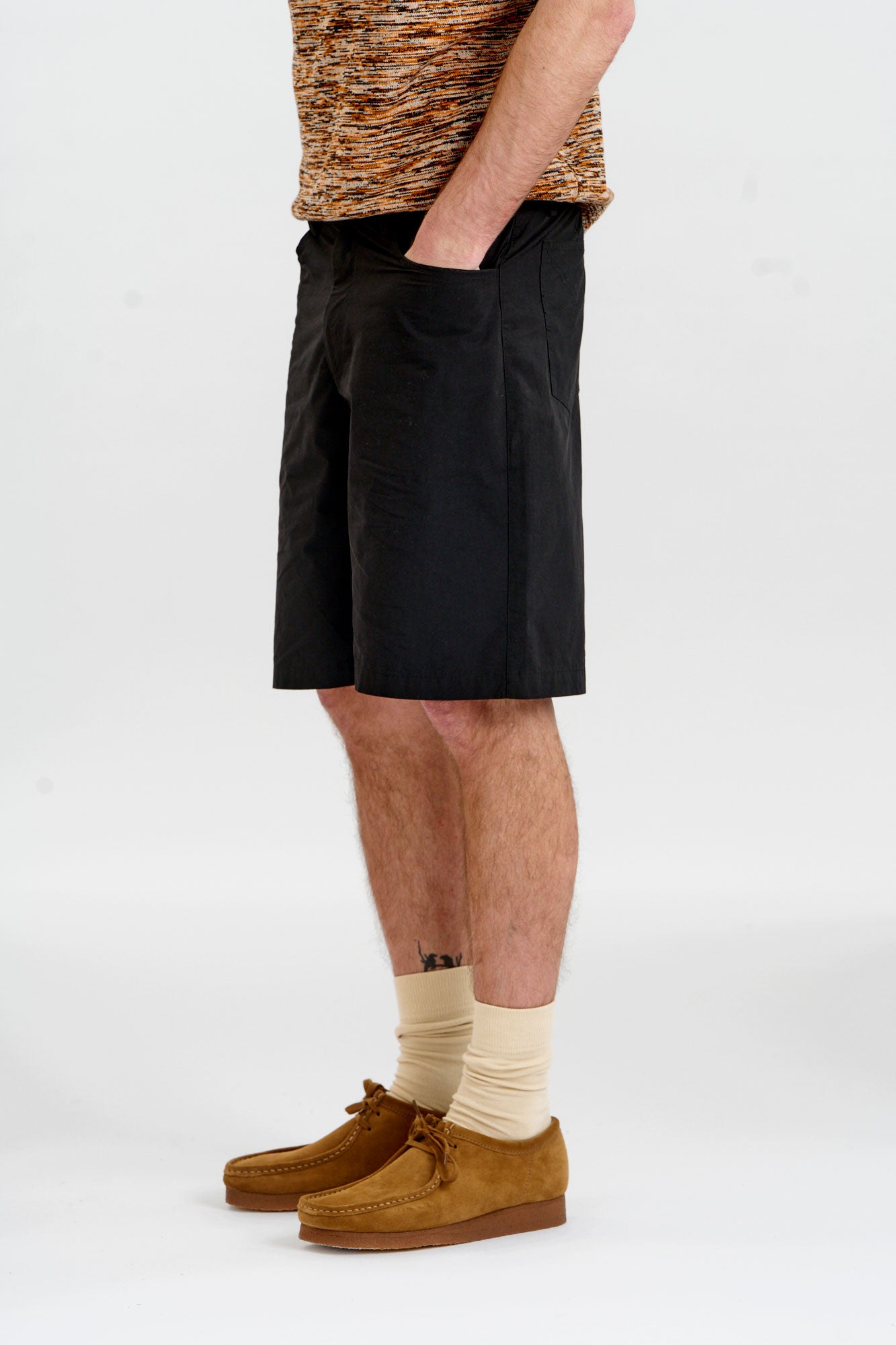 JAMBO Organic Cotton Poplin Short - Black