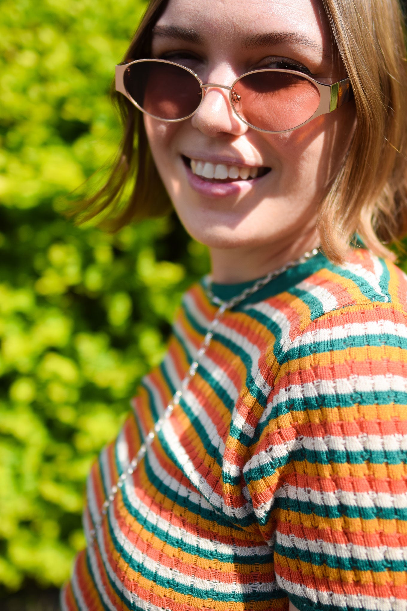 PENELOPE Organic Cotton Knit Tee - Earth