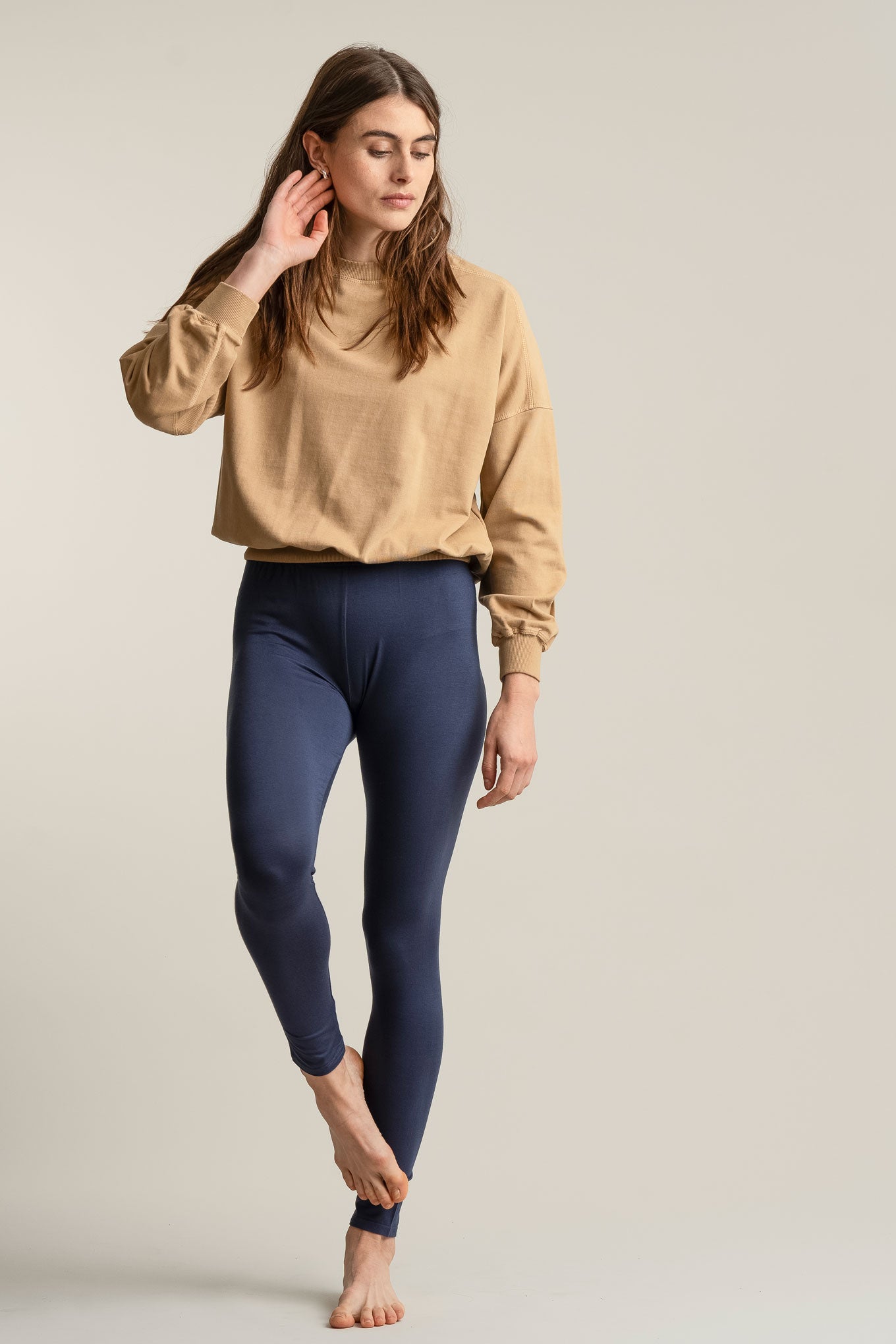 SATO Modal Legging - Navy