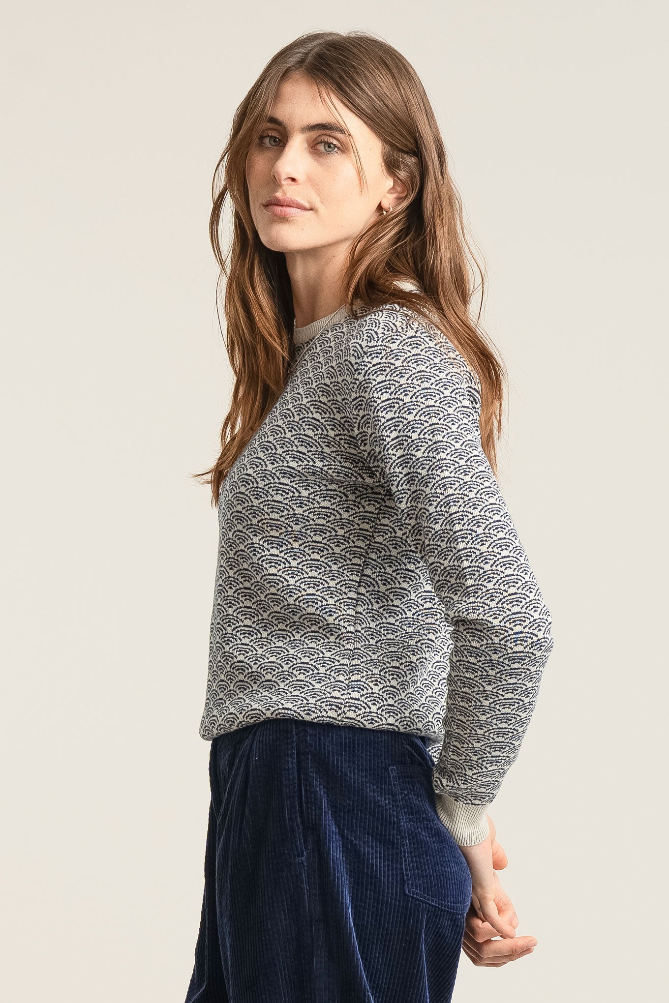 TARA - Organic Cotton Jumper White