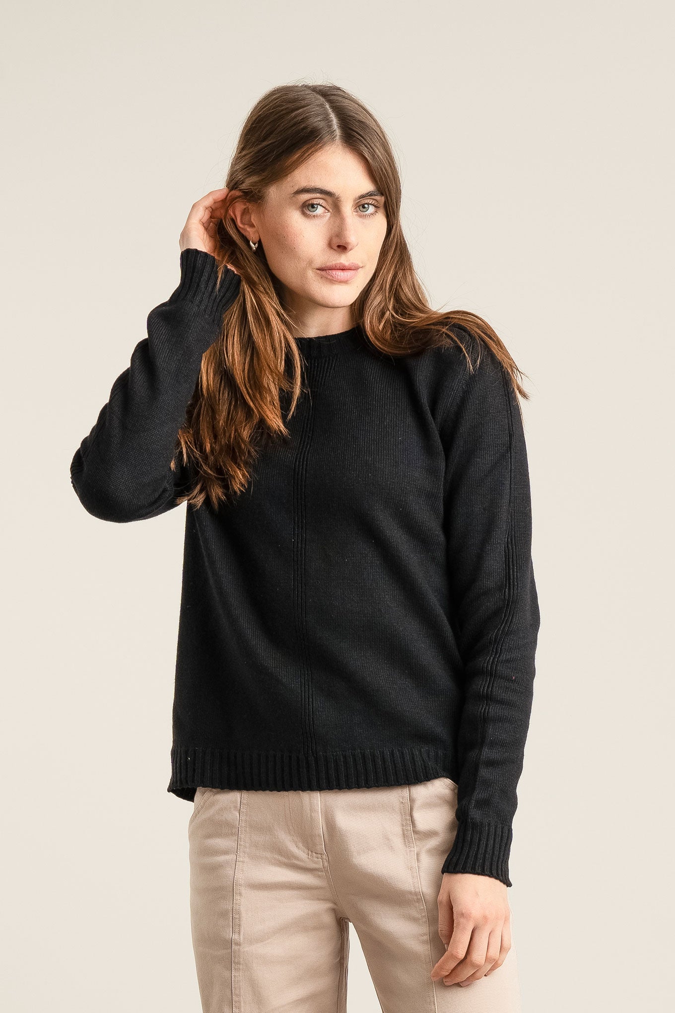 ALICE Wool Jumper - Black