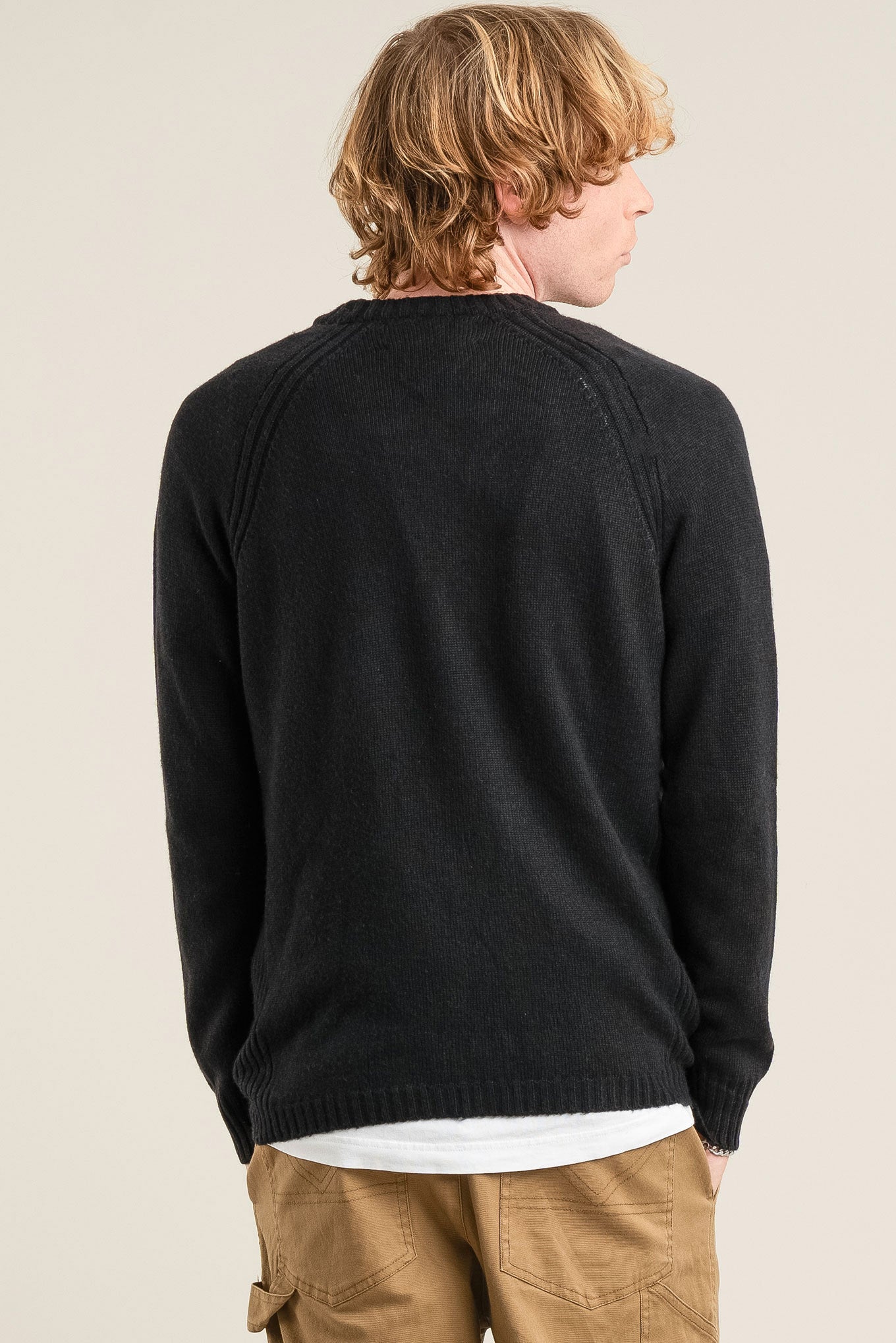 CHRISTOFF Merino Wool Jumper - Black