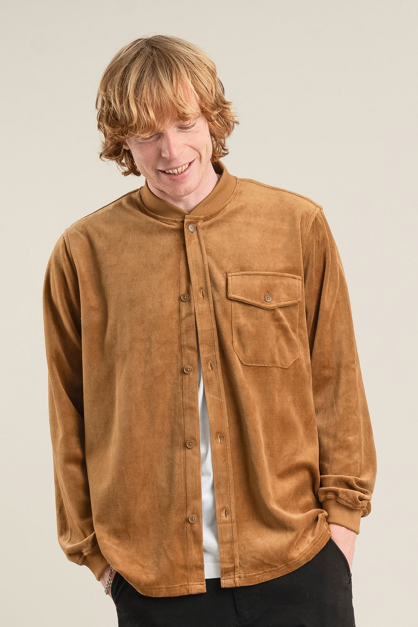 COLE Organic Cotton Poly Velvet - Olive