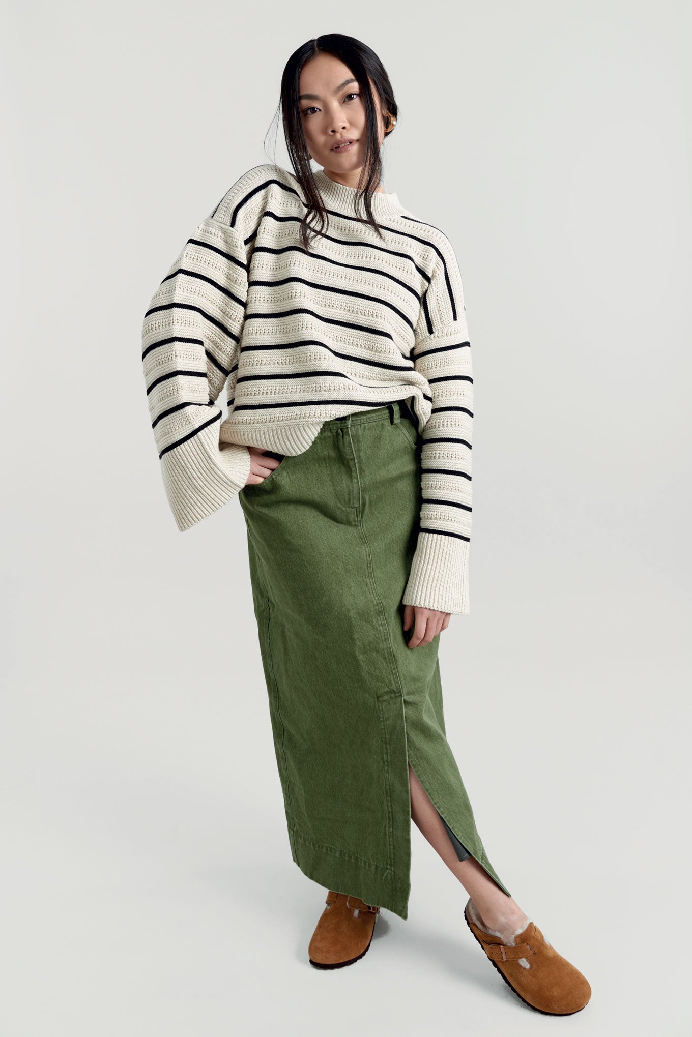 MARGOT - GOTS Organic Cotton Jumper Ivory