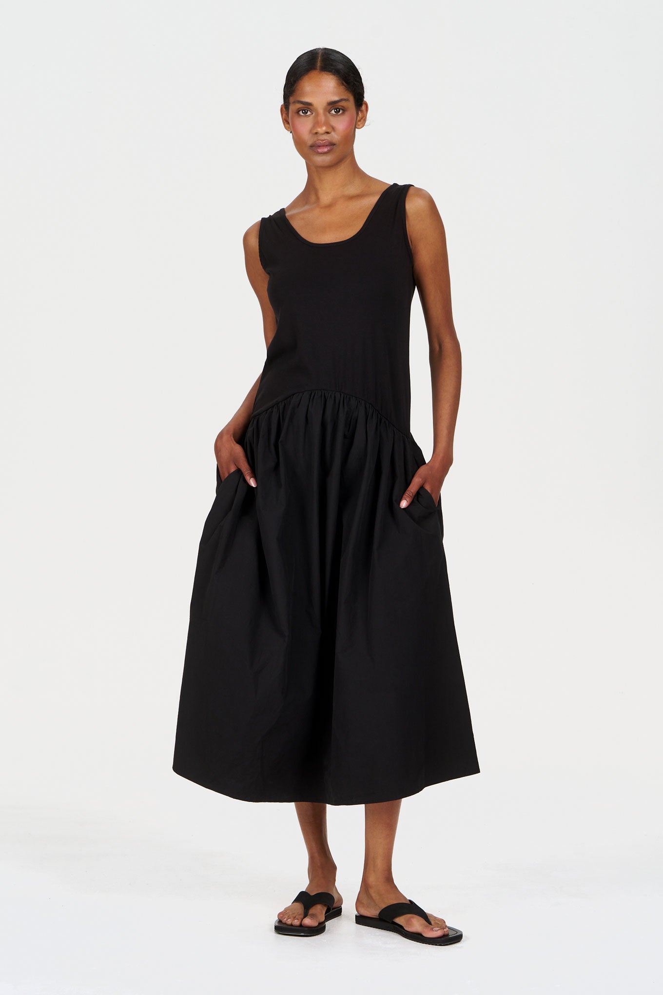 NEEMA Organic Cotton Dress - Black