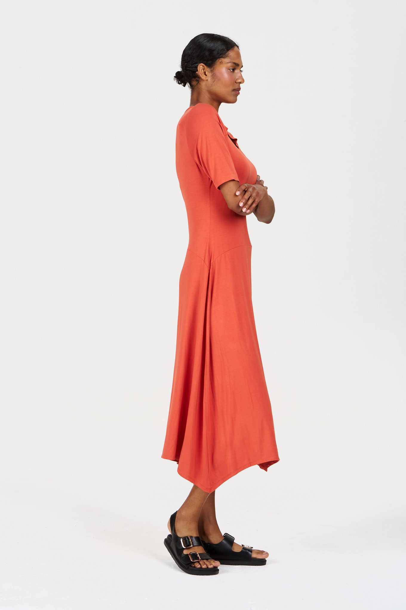 PIP Modal Dress - Orange