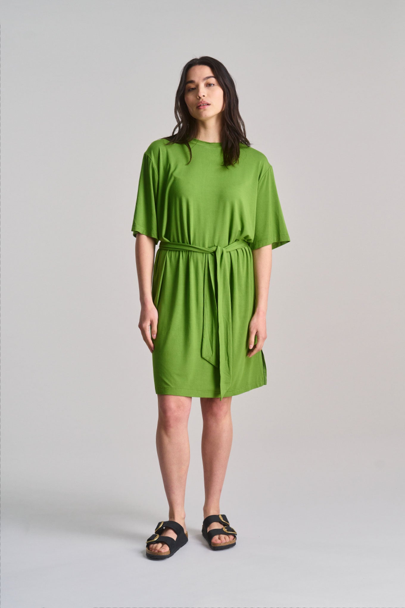 SADIE - Modal Jersey Dress - Green