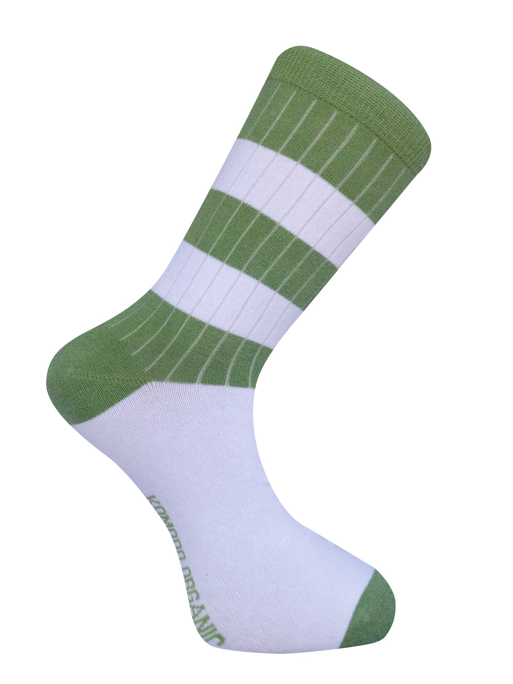 SPORT STRIPE - GOTS Organic Cotton Socks Green