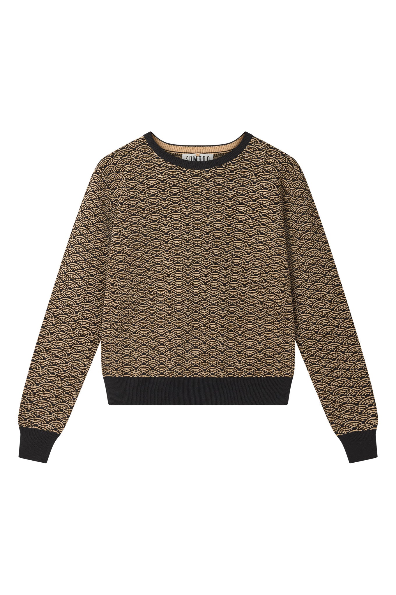 TARA - Organic Cotton Jumper Black