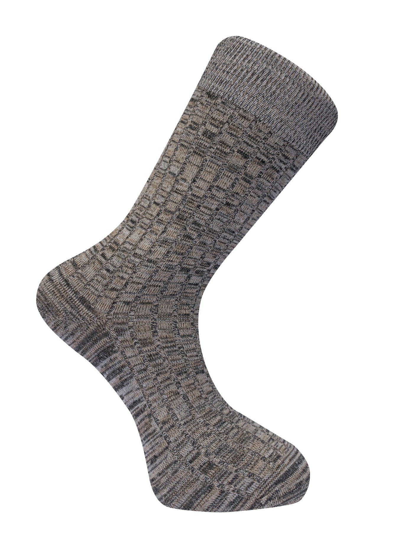 TRI MARL - GOTS Organic Cotton Socks Cappucino