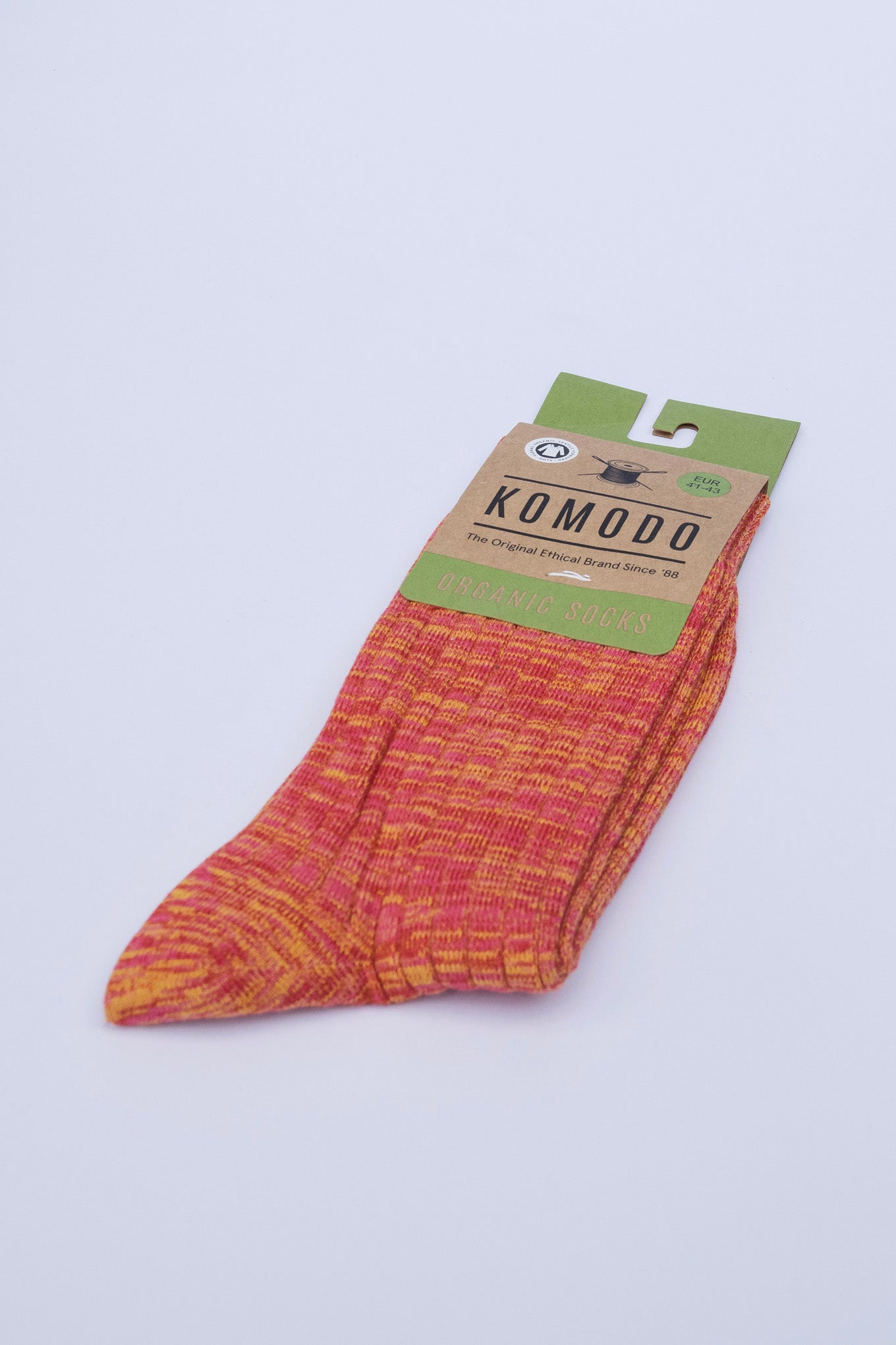 TRI MARL - GOTS Organic Cotton Socks Fire