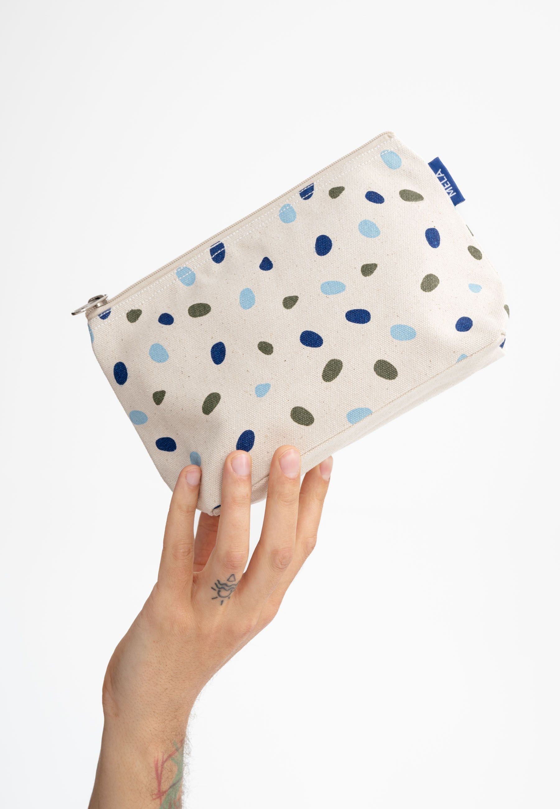 BIG POUCH by MELA - Blue Dots