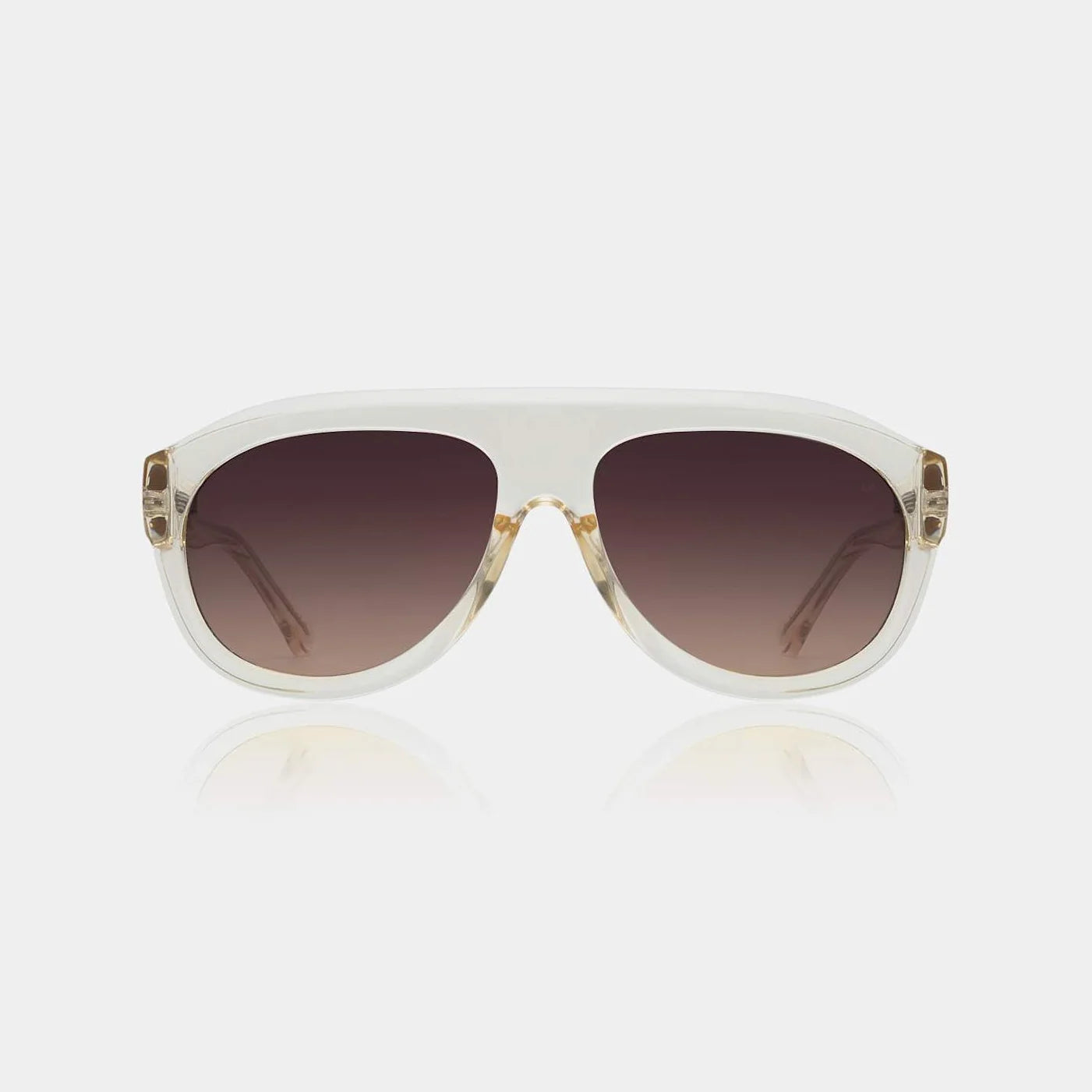 RIO - Ecru Transparent Sunglasses by A.Kjaerbede
